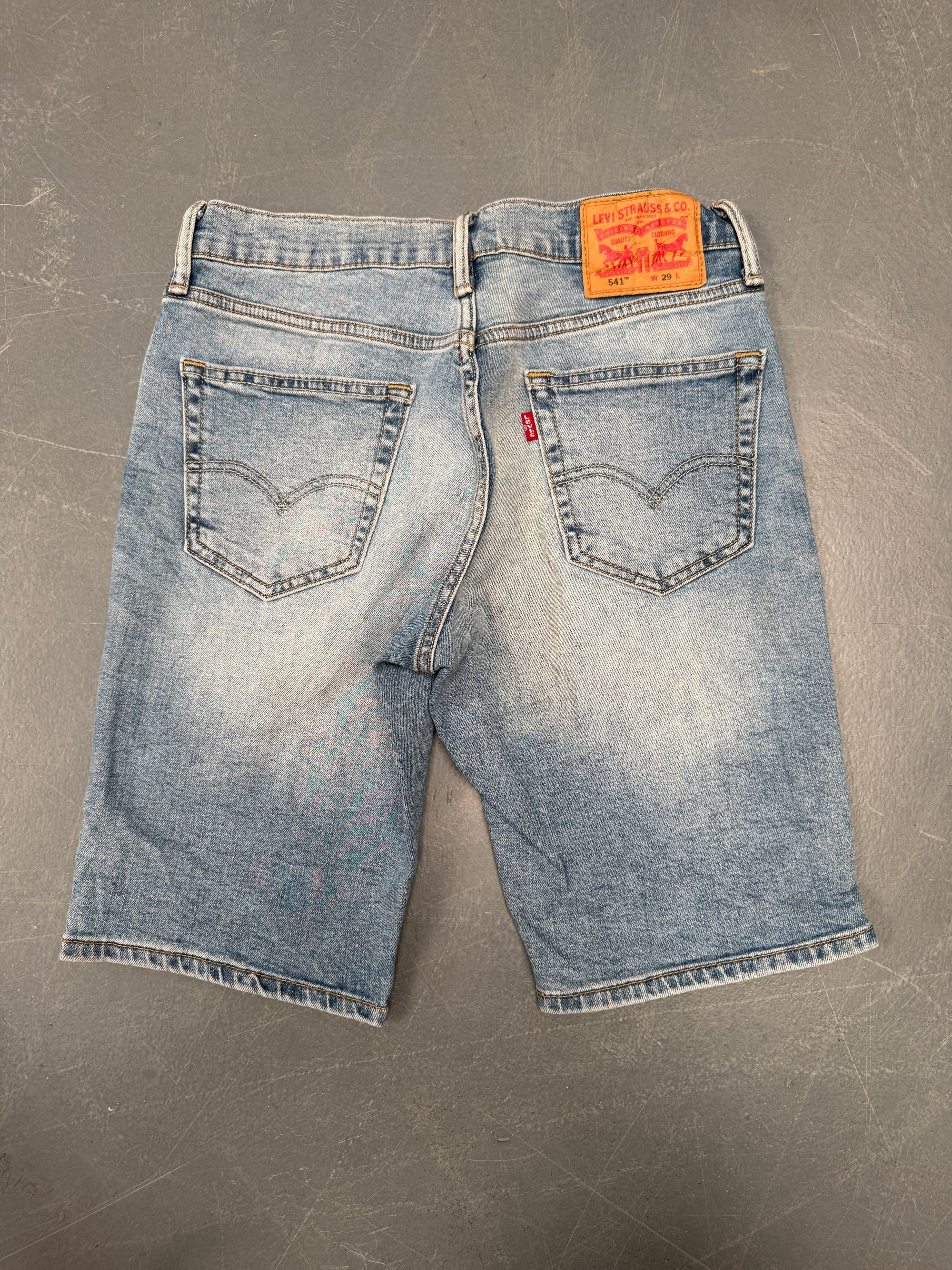 Vintage Ladies Levis Cut Off Denim Shorts - 90s Made - W 29 - SH269
