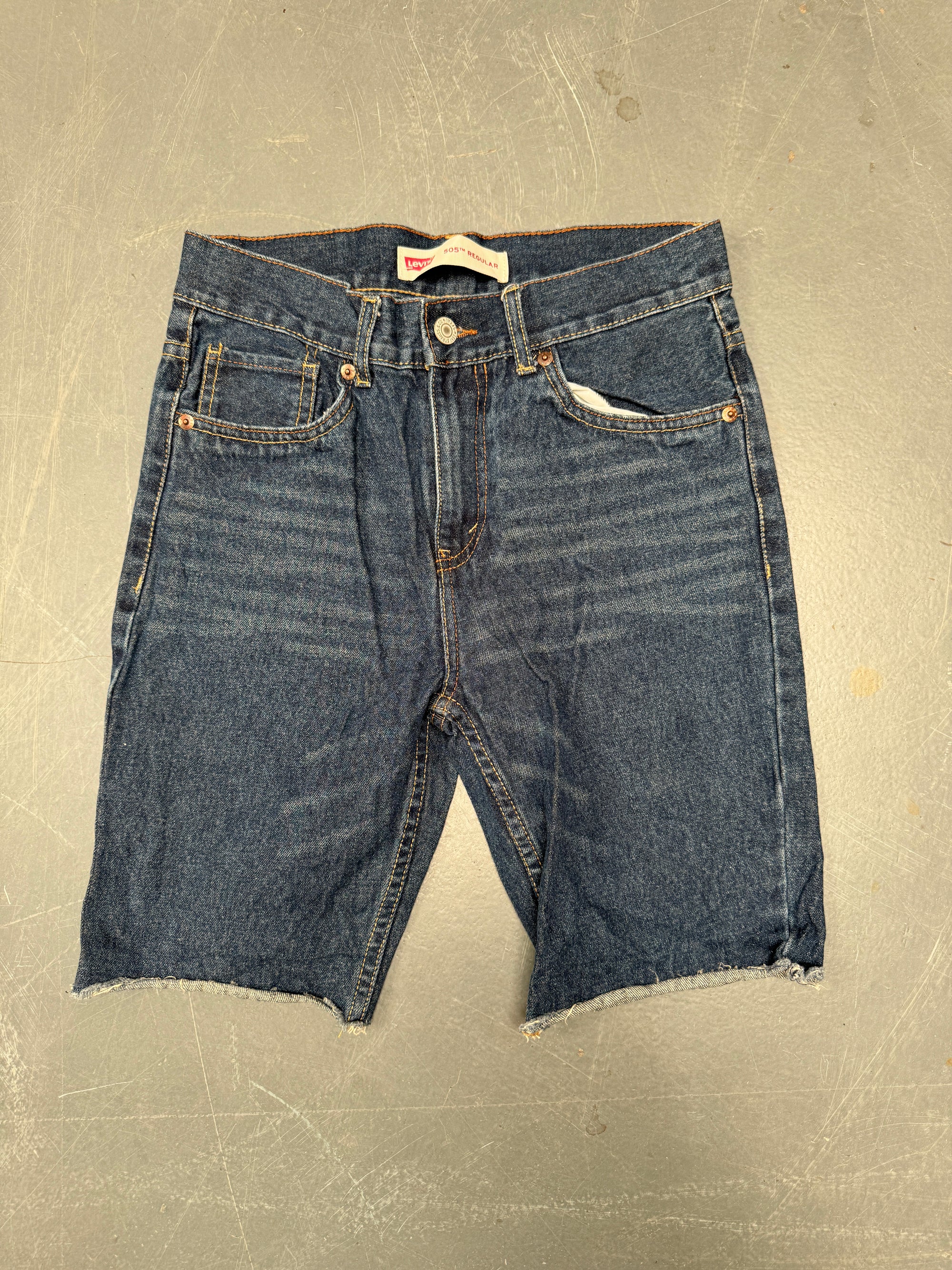 Vintage Ladies Levis Cut Off Denim Shorts - 90s Made - W 27 - SH304