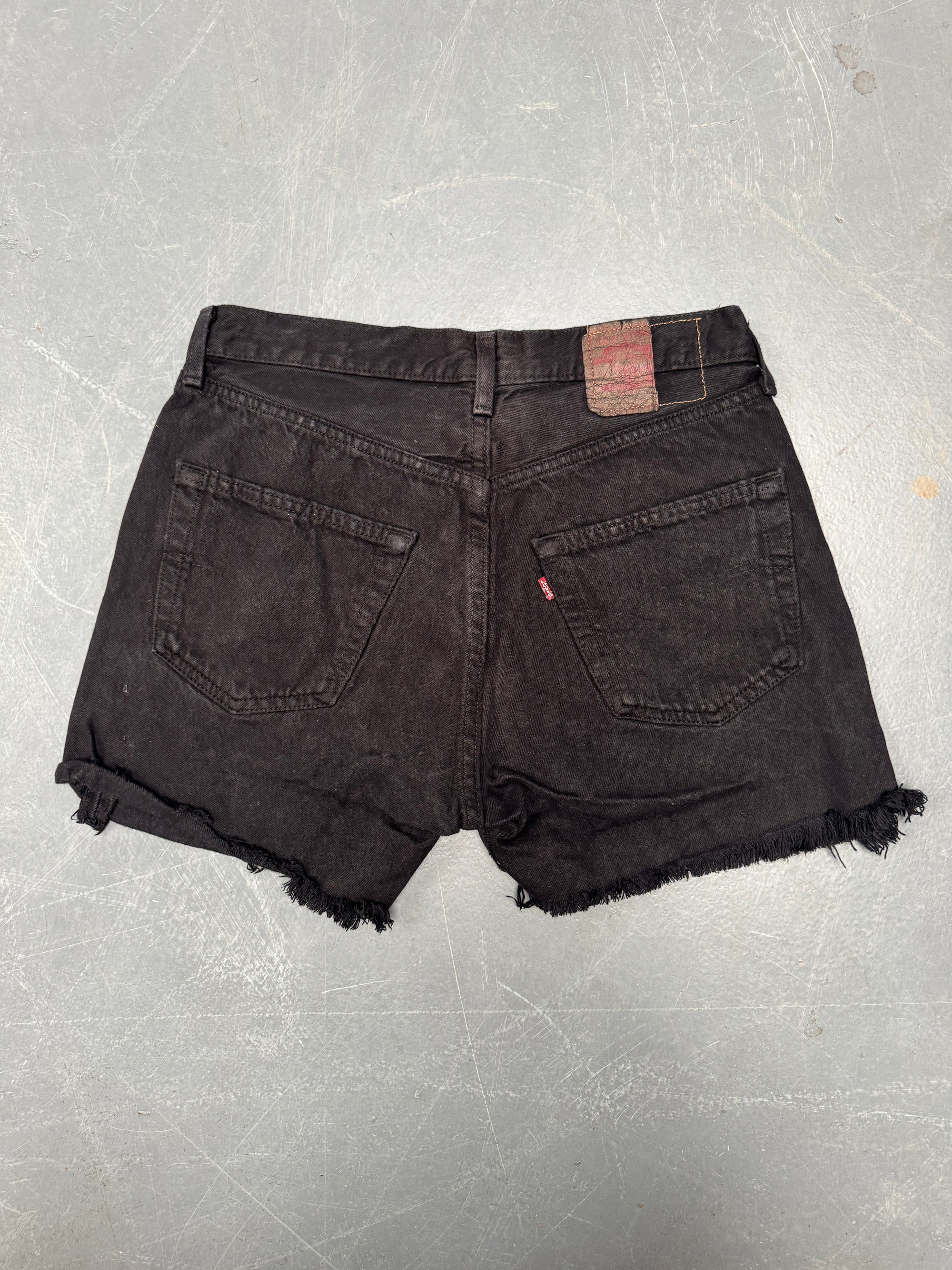 Vintage Ladies Levis Cut Off Denim Shorts - 90s Made - W 29 - SH365
