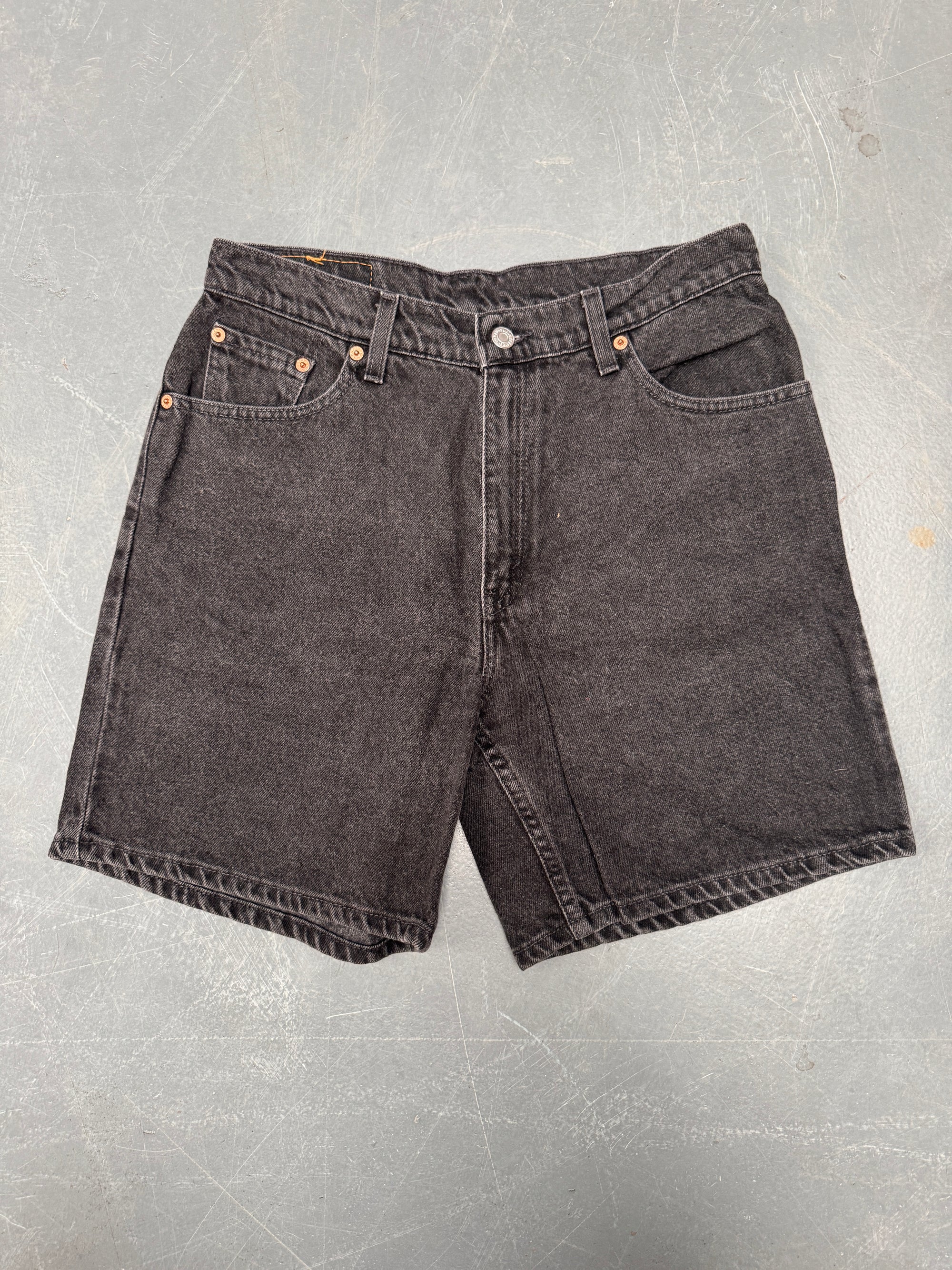 Vintage Ladies Levis Cut Off Denim Shorts - 90s Made - W 29 - SH376