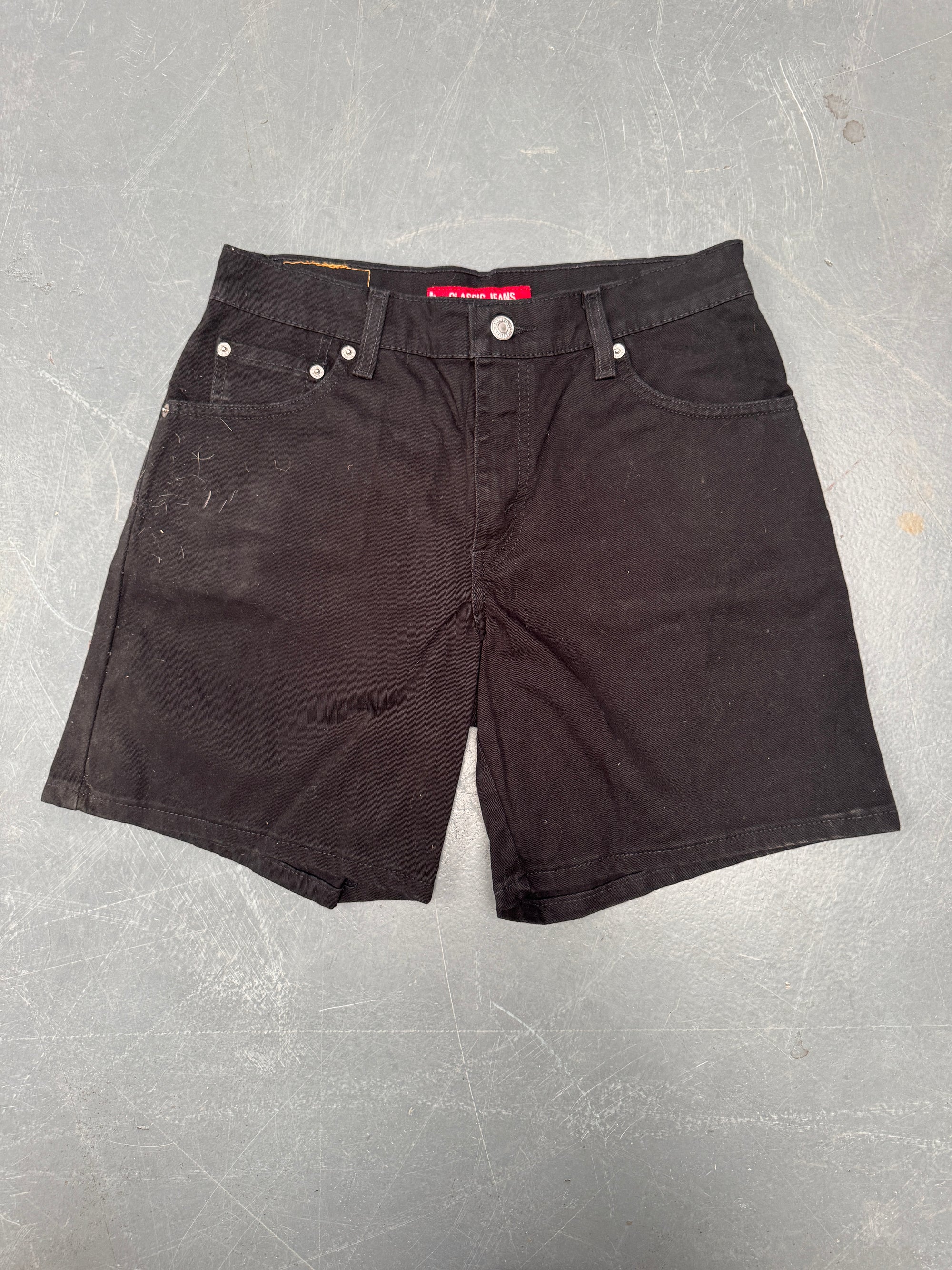 Vintage Ladies Levis Cut Off Denim Shorts - 90s Made - W 28 - SH384