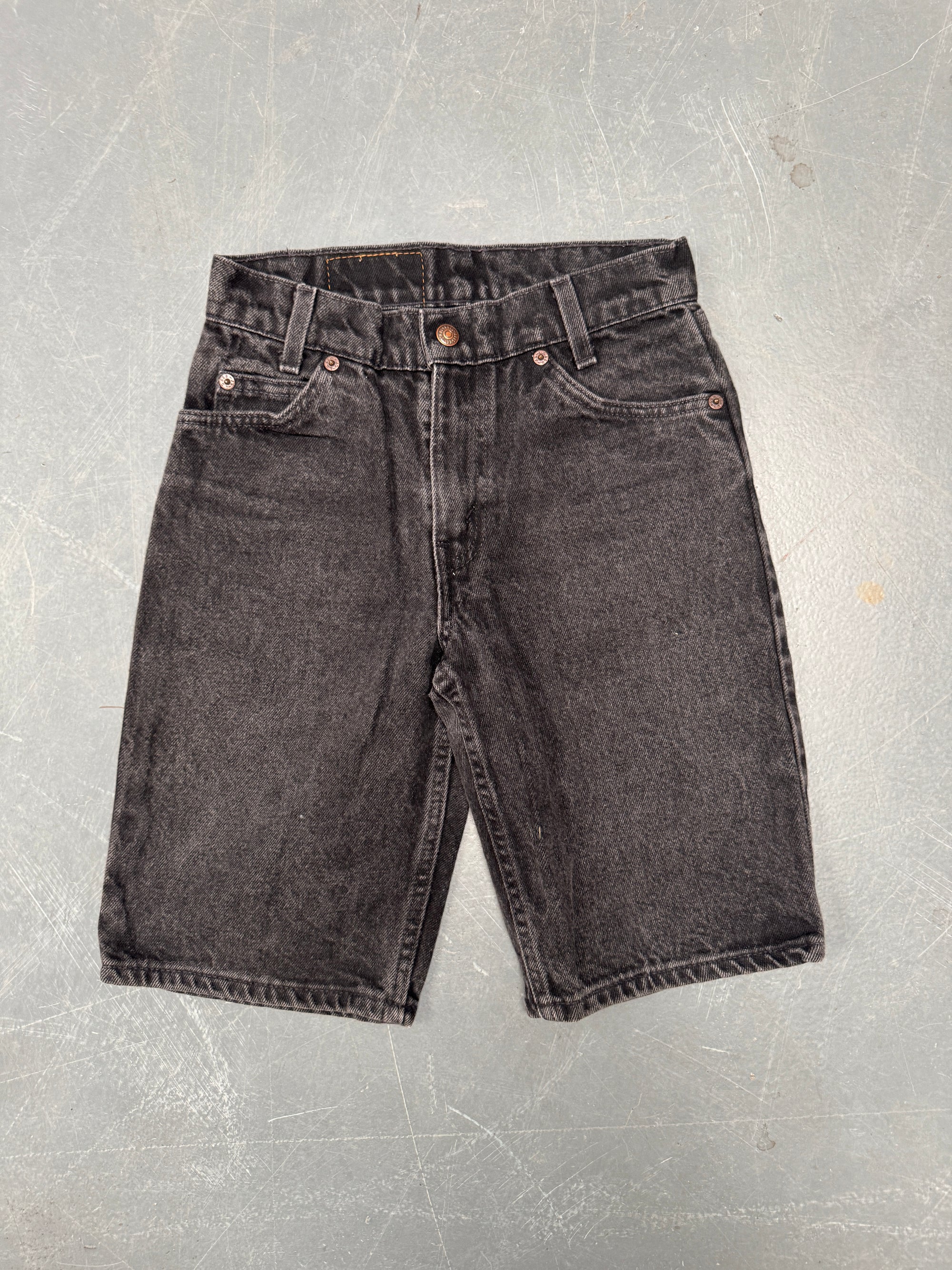 Vintage Ladies Levis Cut Off Denim Shorts - 90s Made - W 24 - SH387