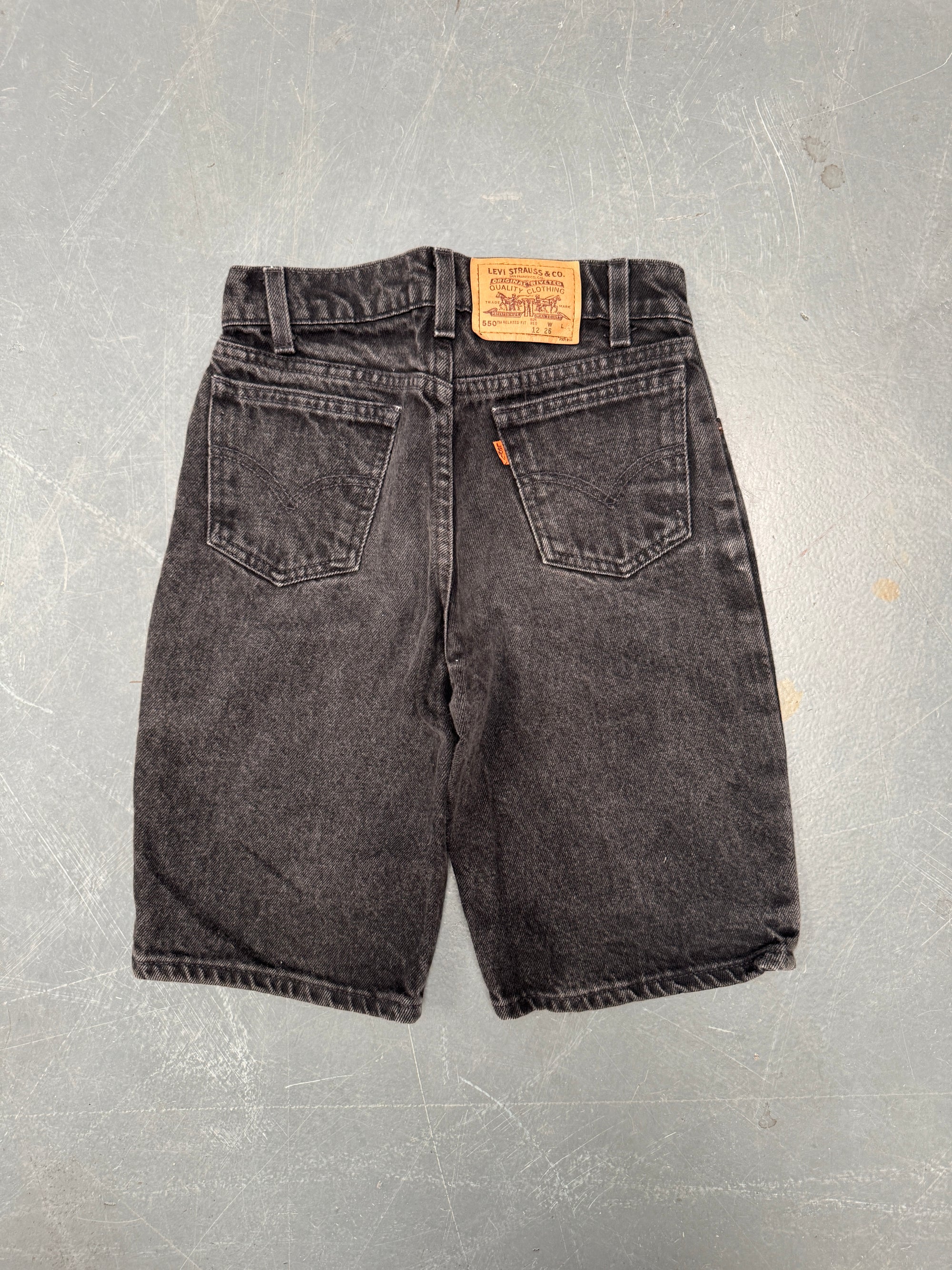 Vintage Ladies Levis Cut Off Denim Shorts - 90s Made - W 24 - SH387