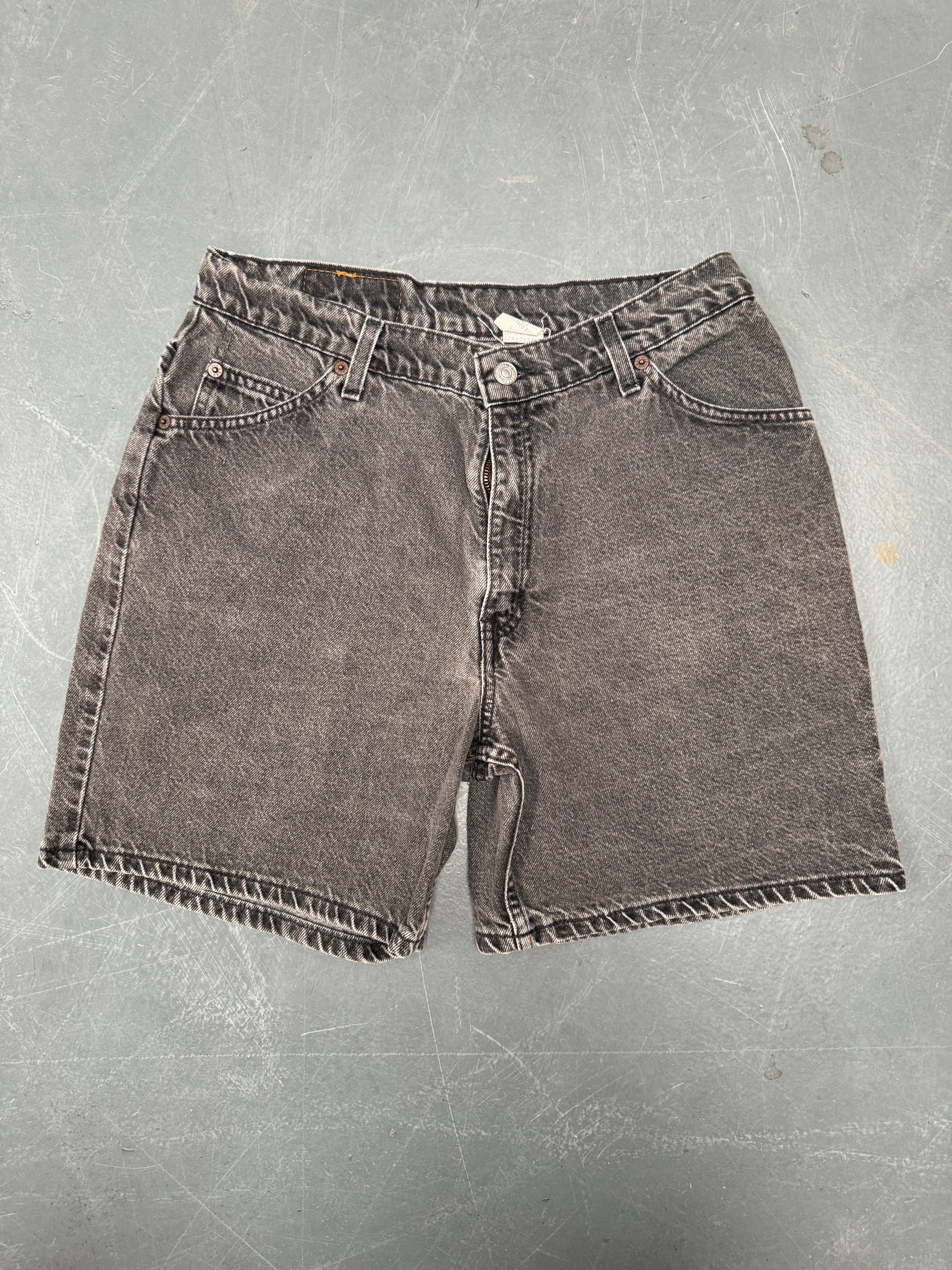 Vintage Ladies Levis Cut Off Denim Shorts - 90s Made - W 30 - SH398