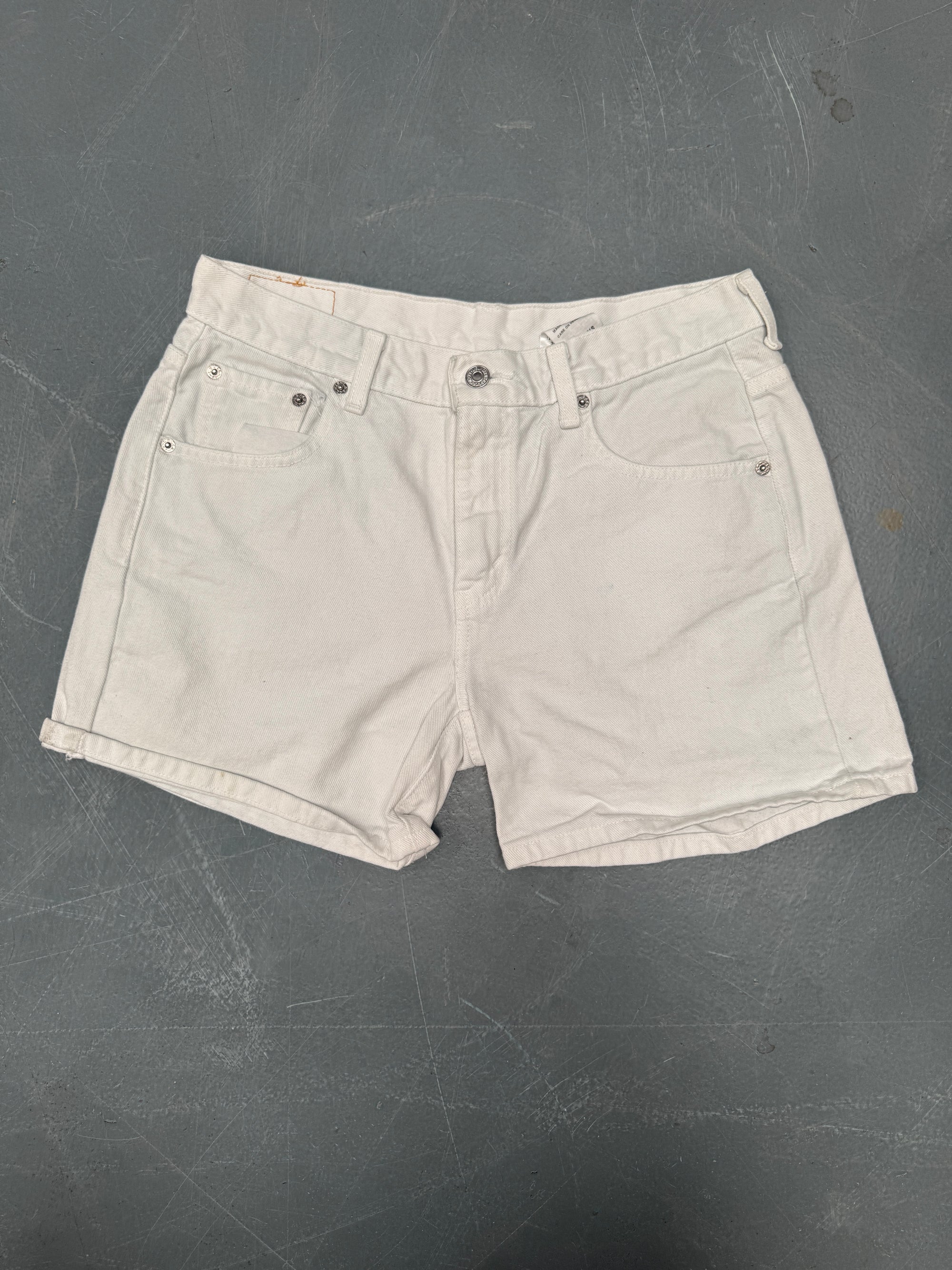 Vintage Ladies Levis Cut Off Denim Shorts - 90s Made - W 29 - SH403
