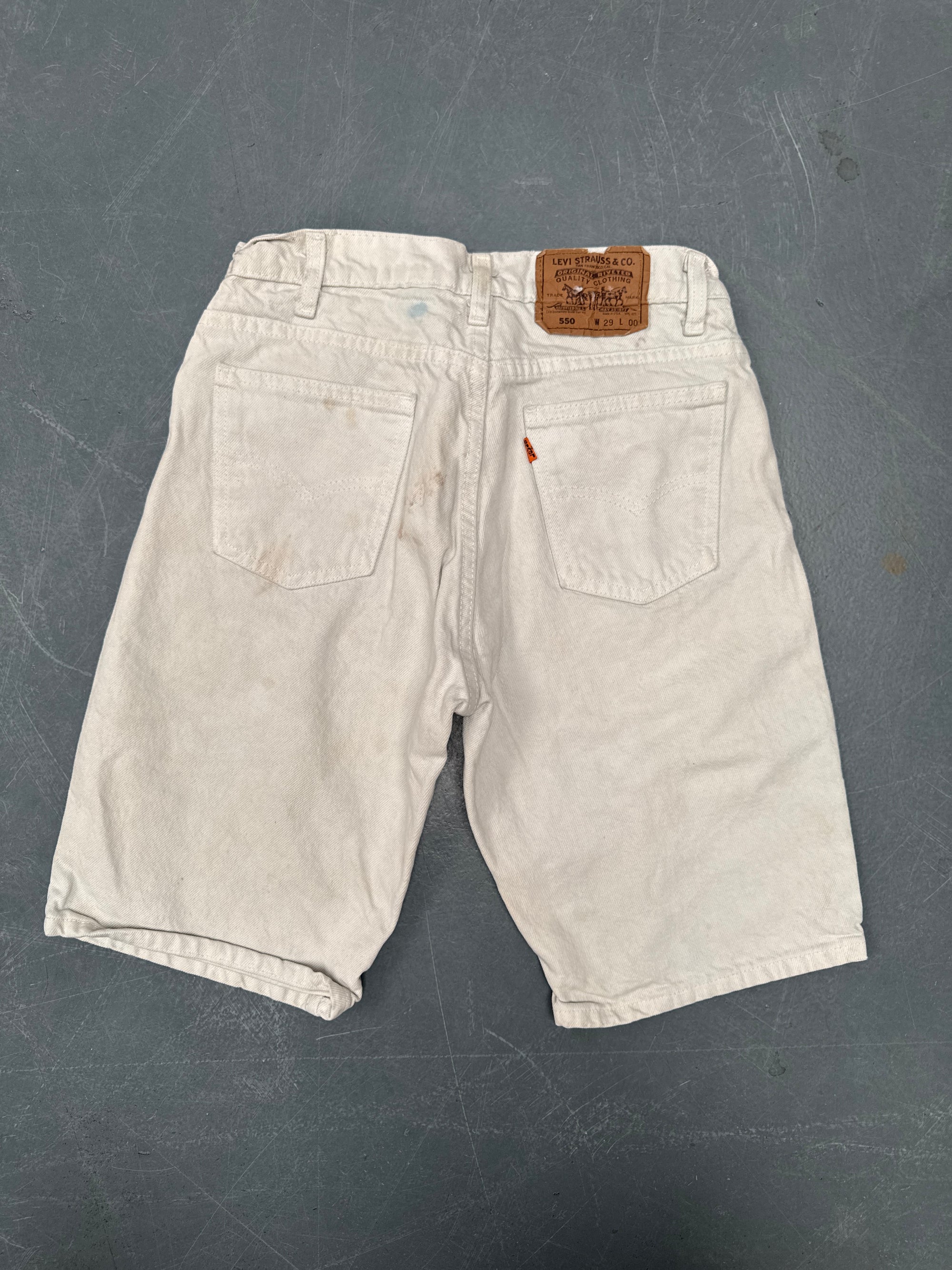 Vintage Ladies Levis Cut Off Denim Shorts - 90s Made - W 26 - SH420
