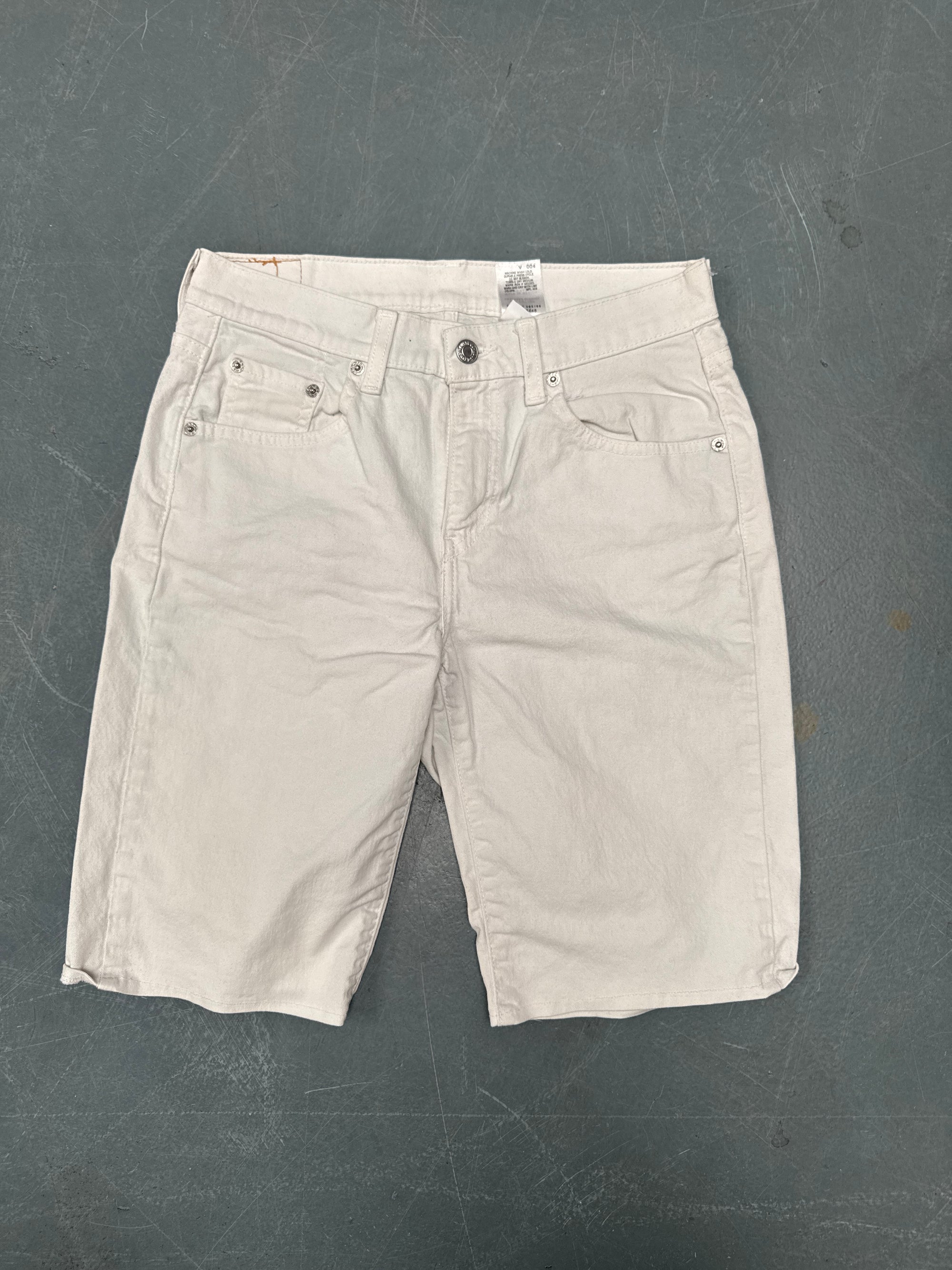 Vintage Ladies Levis Cut Off Denim Shorts - 90s Made - W 28 - SH429