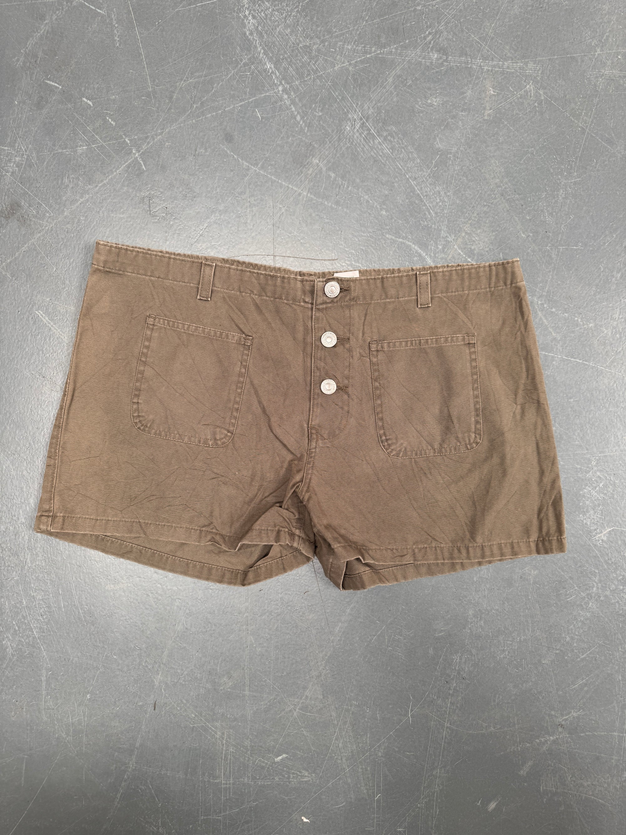 Vintage Ladies Levis Cut Off Denim Shorts - 90s Made - W 34 - SH465