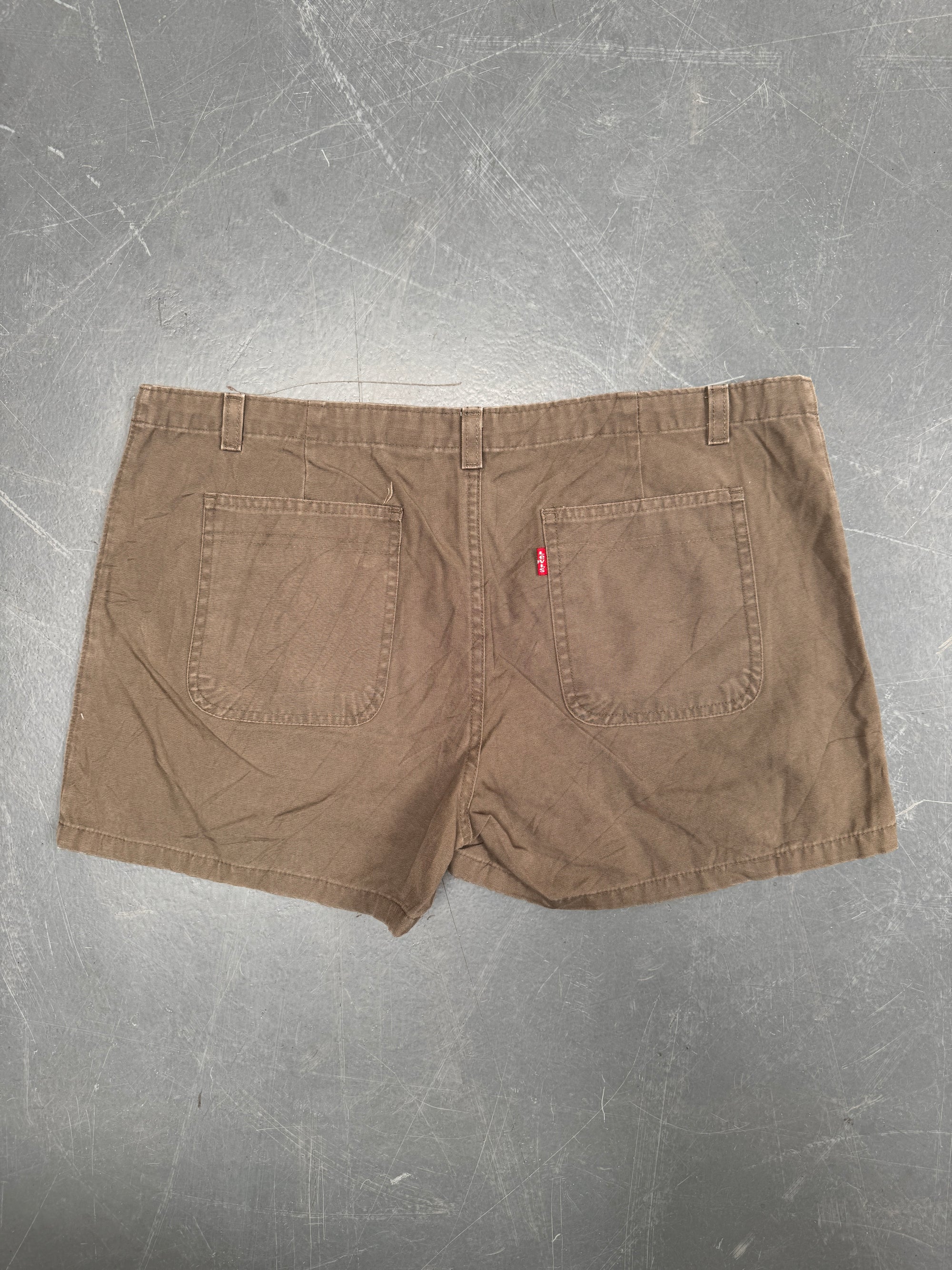 Vintage Ladies Levis Cut Off Denim Shorts - 90s Made - W 34 - SH465