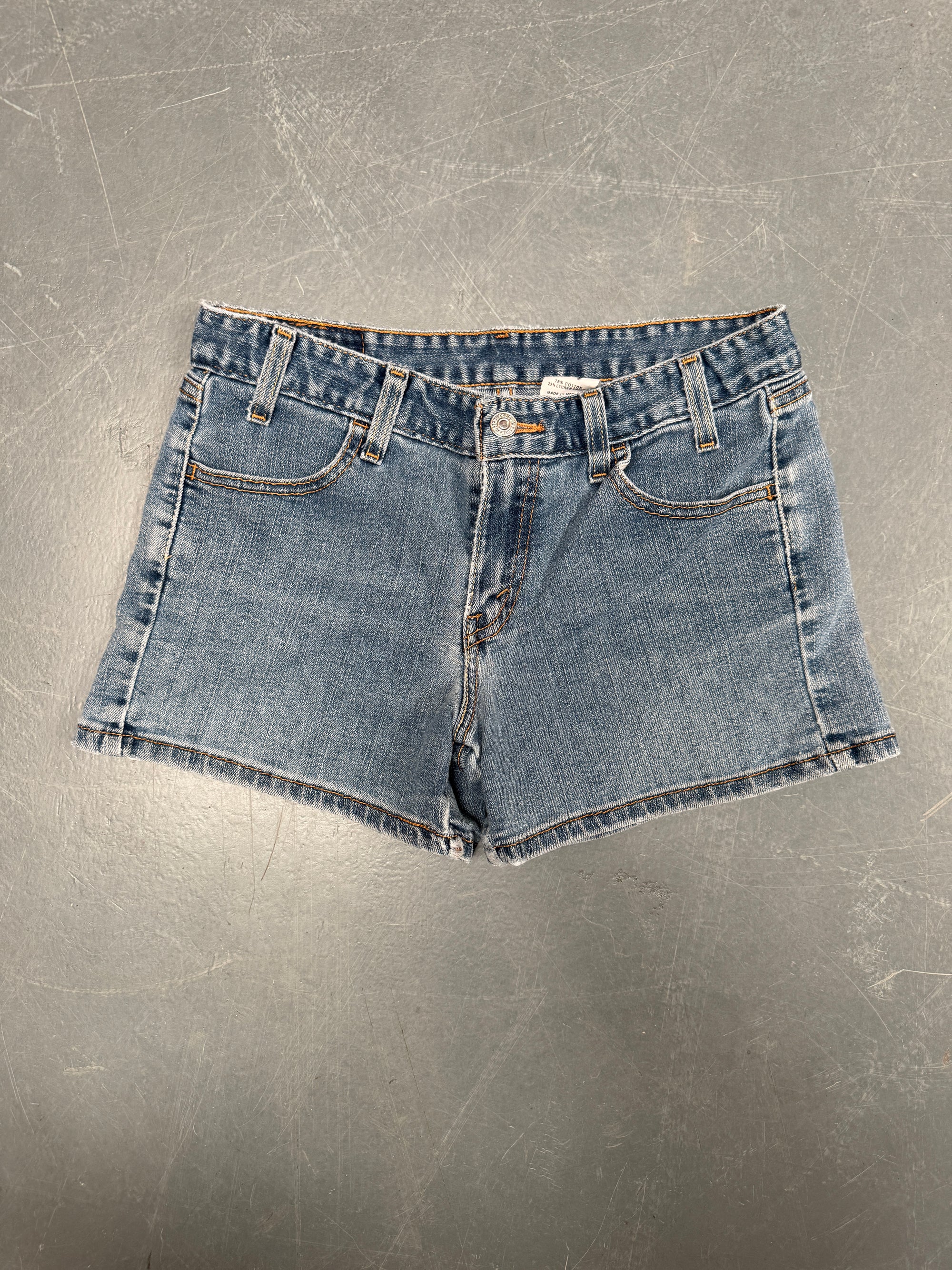 Vintage Ladies Levis Cut Off Denim Shorts - 90s Made - W 28 - SH468
