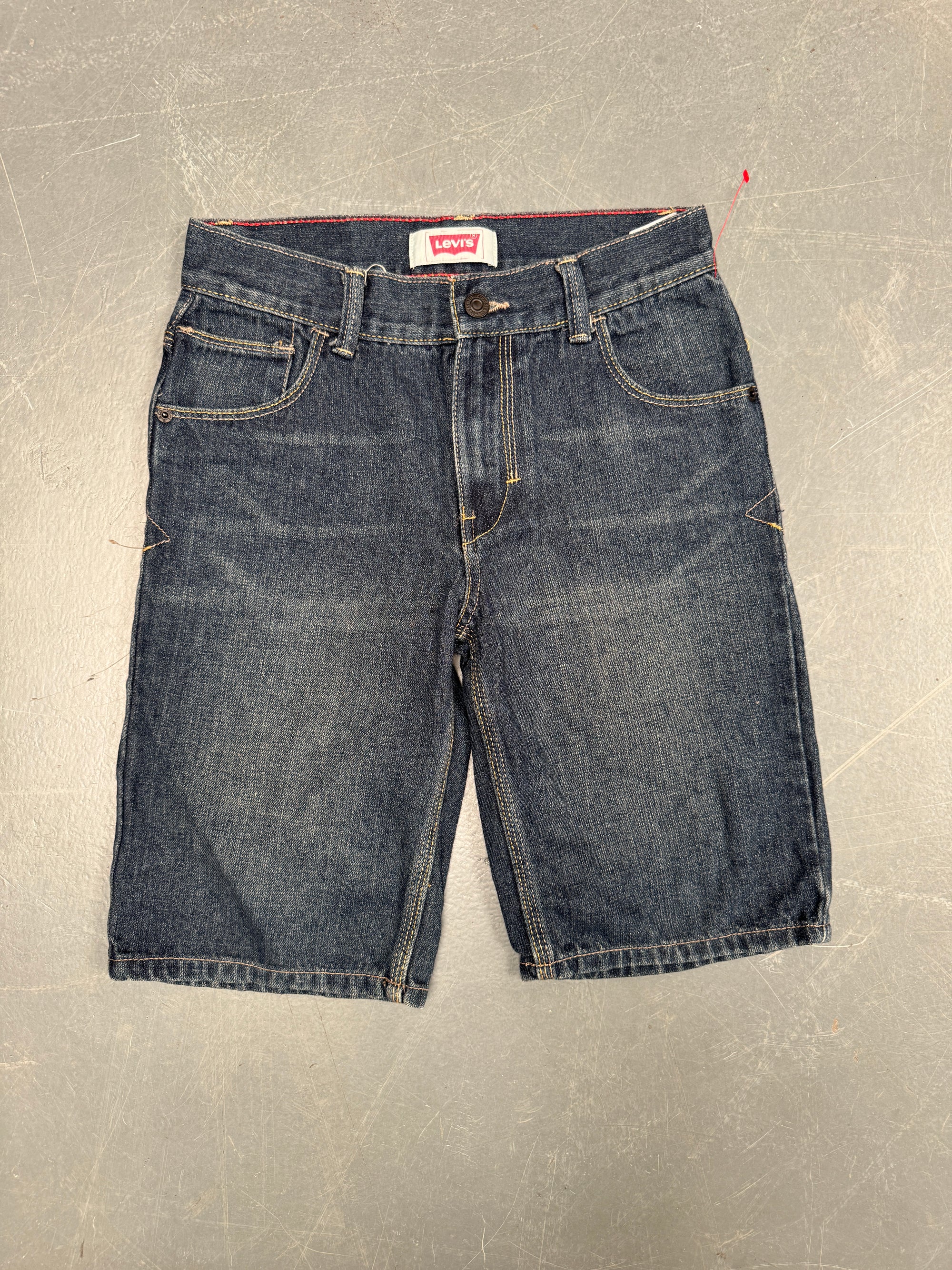 Vintage Ladies Levis Cut Off Denim Shorts - 90s Made - W 26 - SH480