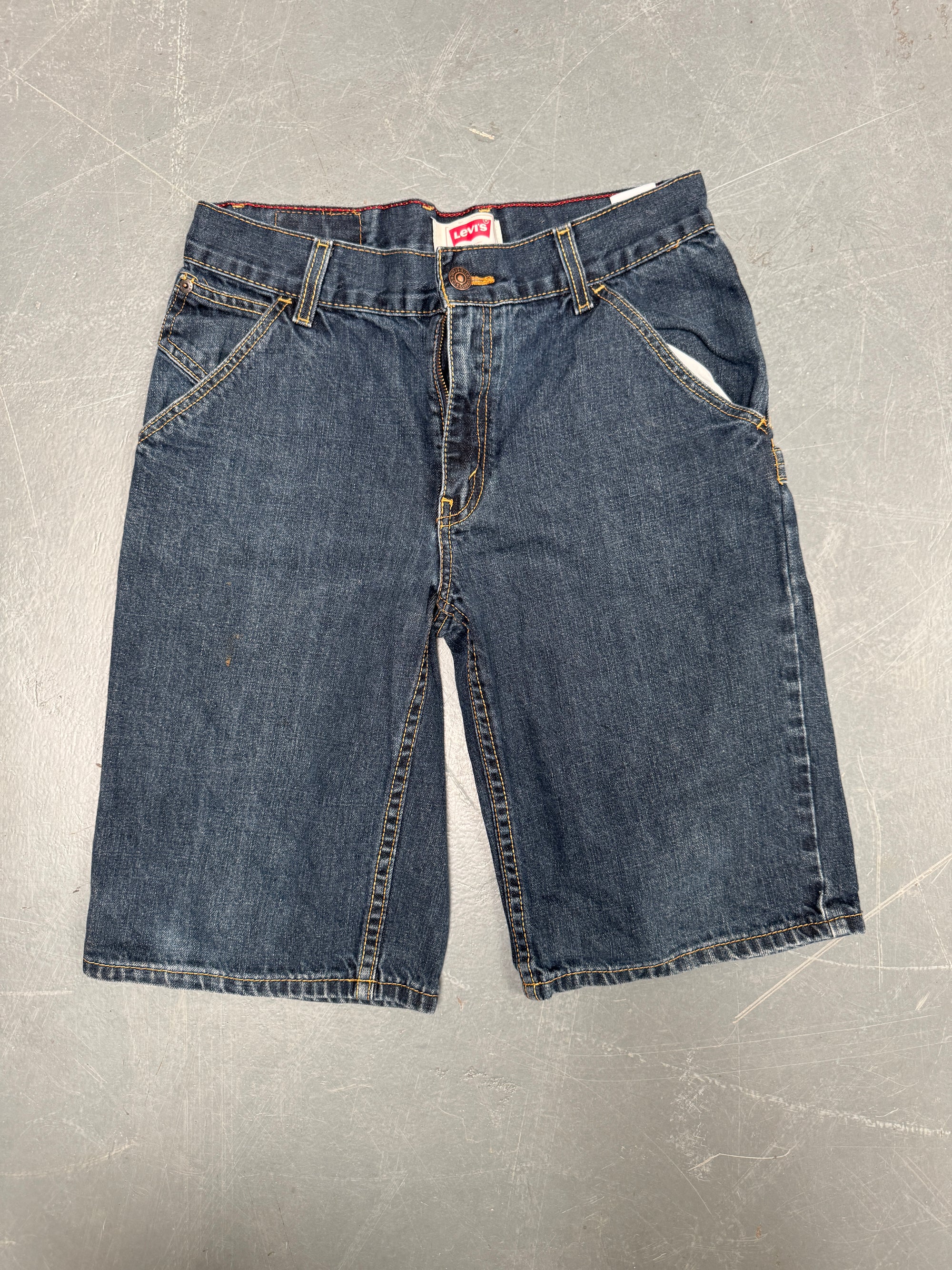 Vintage Ladies Levis Cut Off Denim Shorts - 90s Made - W 28 - SH568