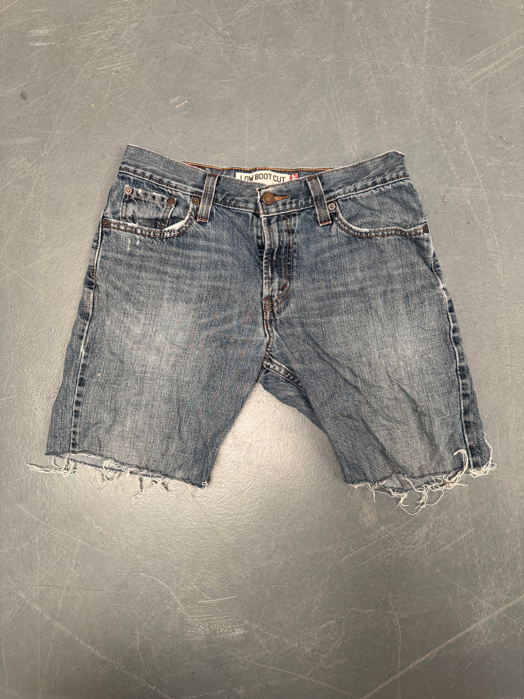Vintage Levis Cut Off Denim Shorts - 90s Made - W 30 - SH722