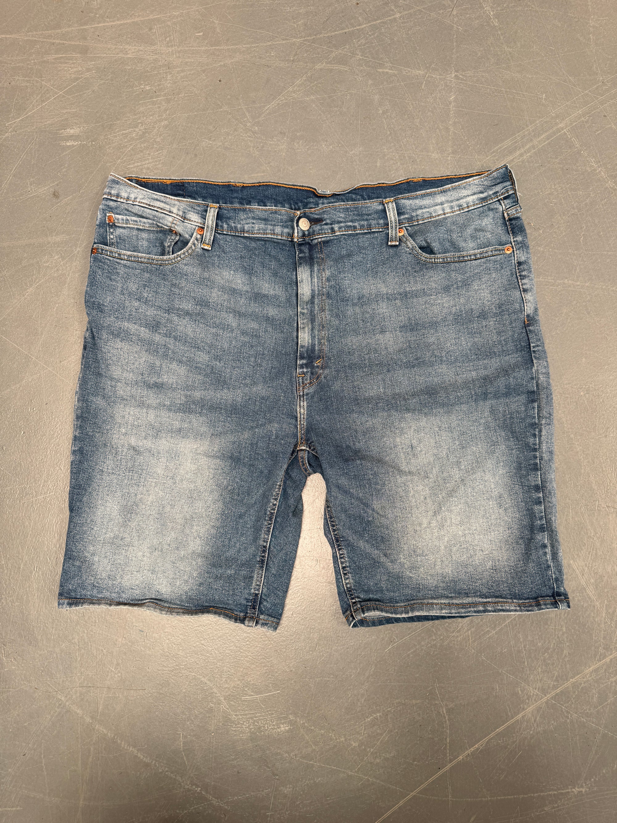 Vintage Levis Cut Off Denim Shorts - 90s Made - W 44 - SH751