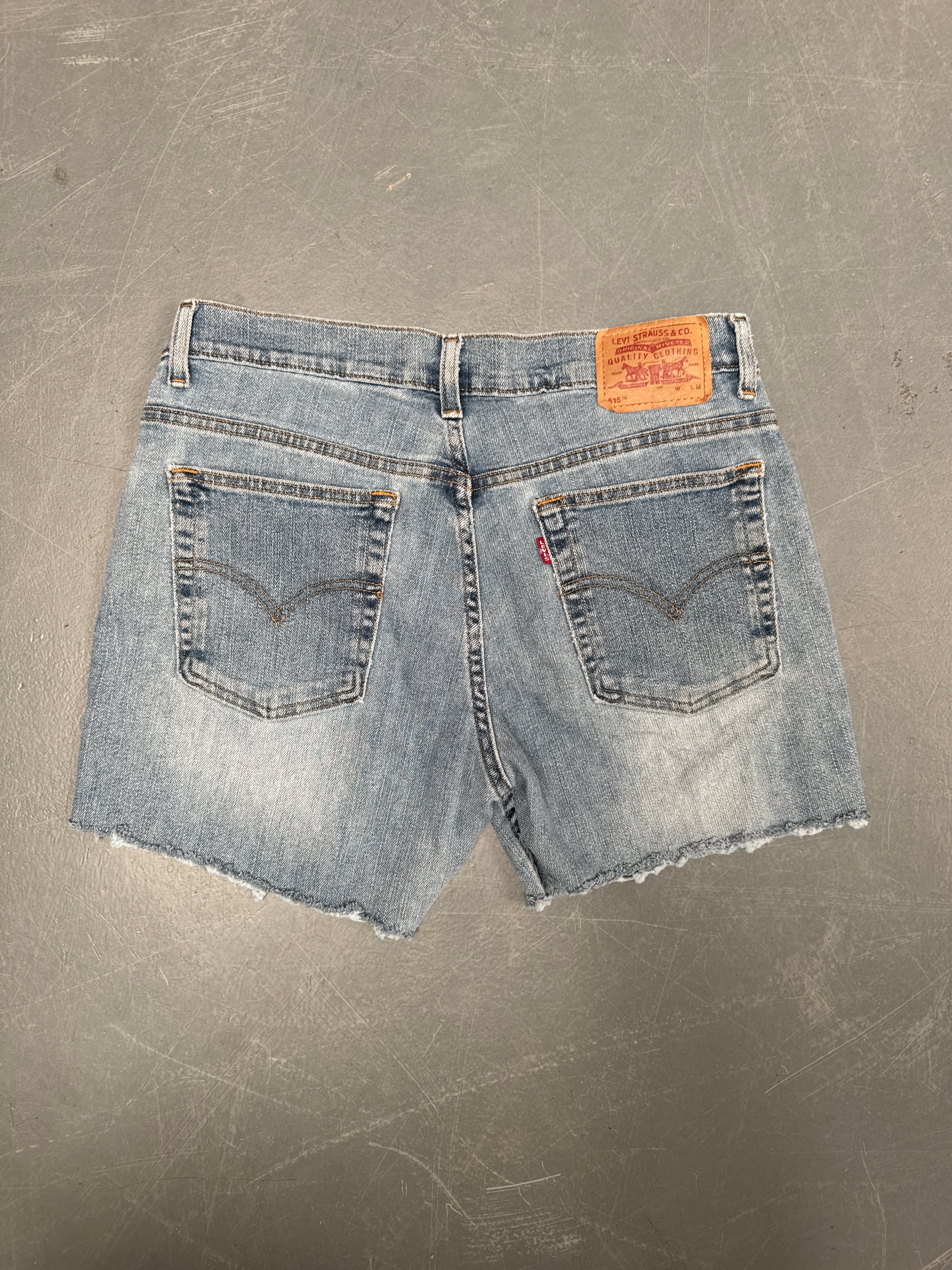 Vintage Levis Cut Off Denim Shorts - 90s Made - W 30 - SH832