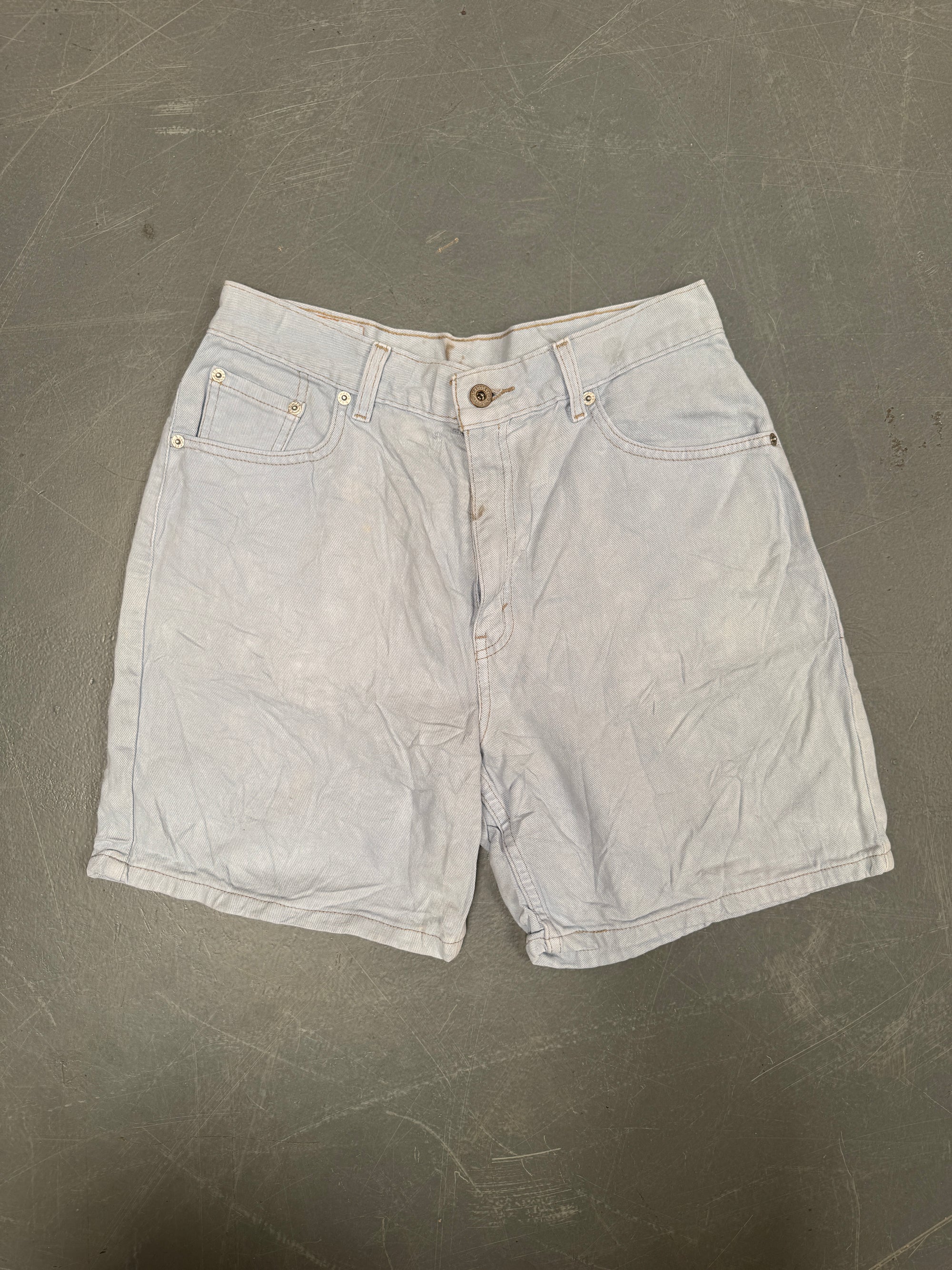 Vintage Levis Cut Off Denim Shorts - 90s Made - W 28 - SH858