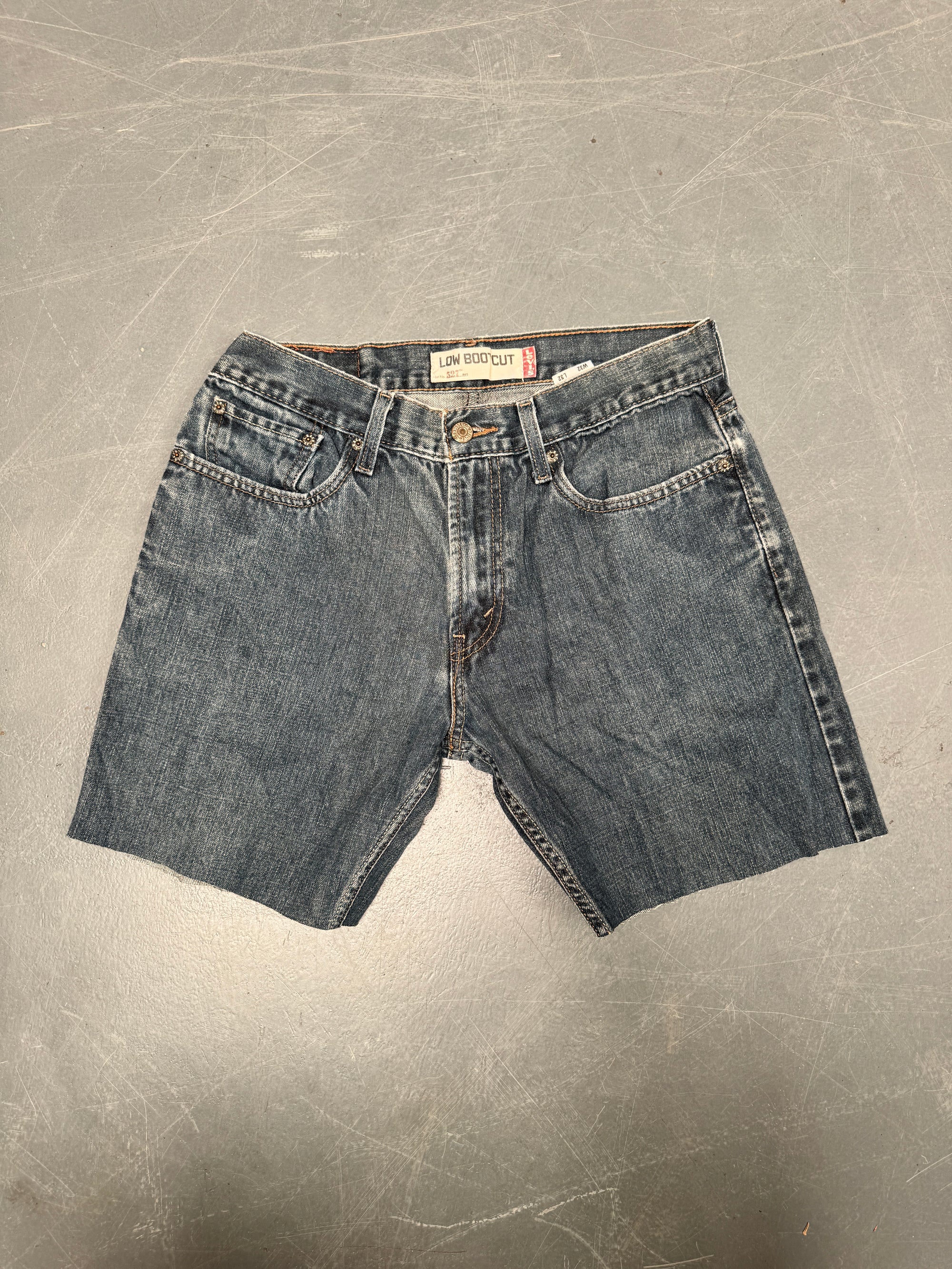 Vintage Levis Cut Off Denim Shorts - 90s Made - W 30 - SH884