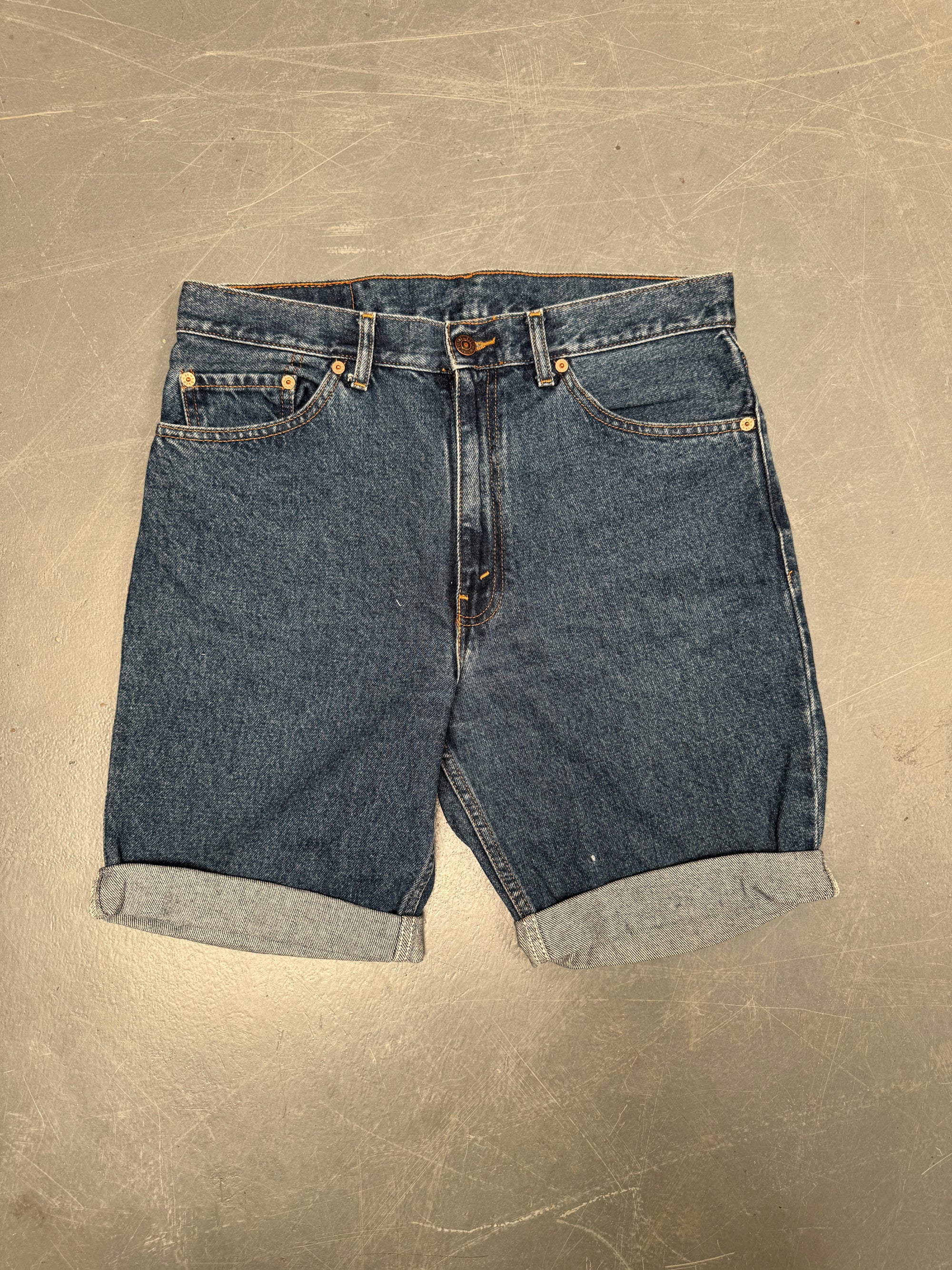 Vintage Levis Cut Off Denim Shorts - 90s Made - W 32 - SH890