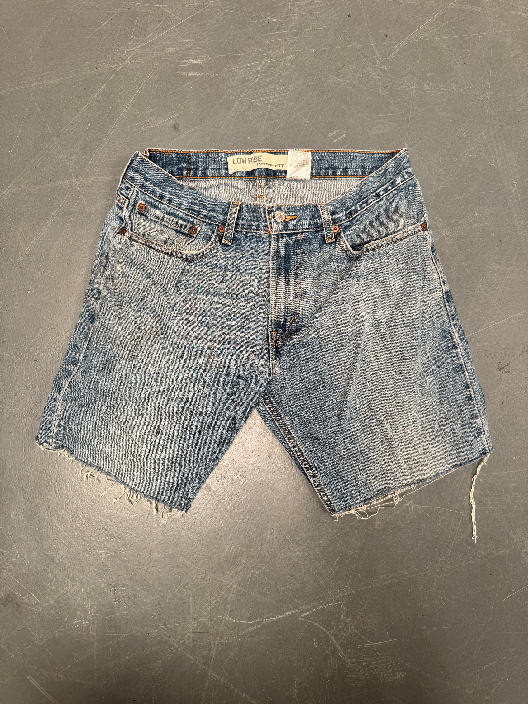 Vintage Levis Cut Off Denim Shorts - 90s Made - W 30 - SH893