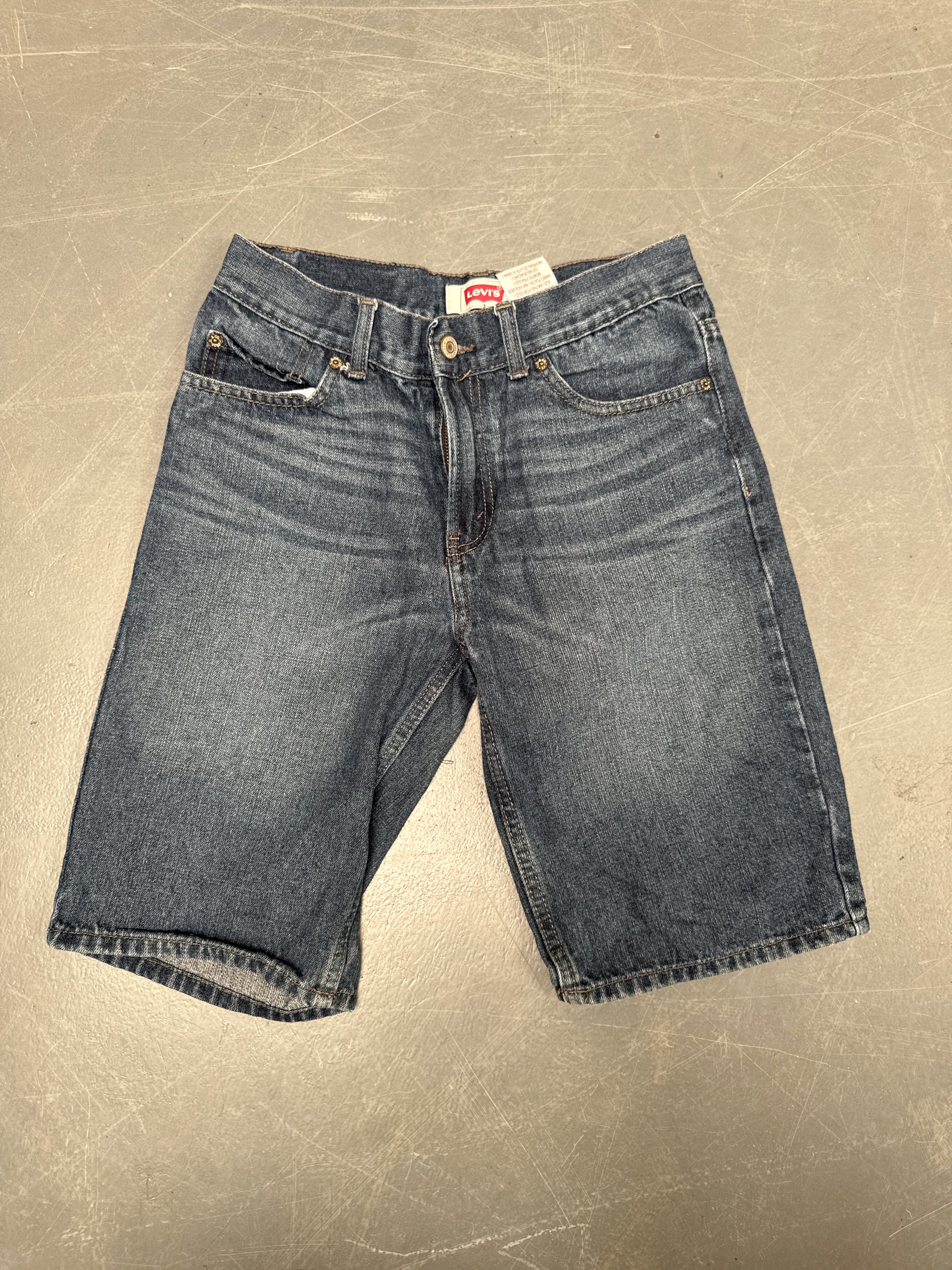 Vintage Levis Cut Off Denim Shorts - 90s Made - W 26 - SH938