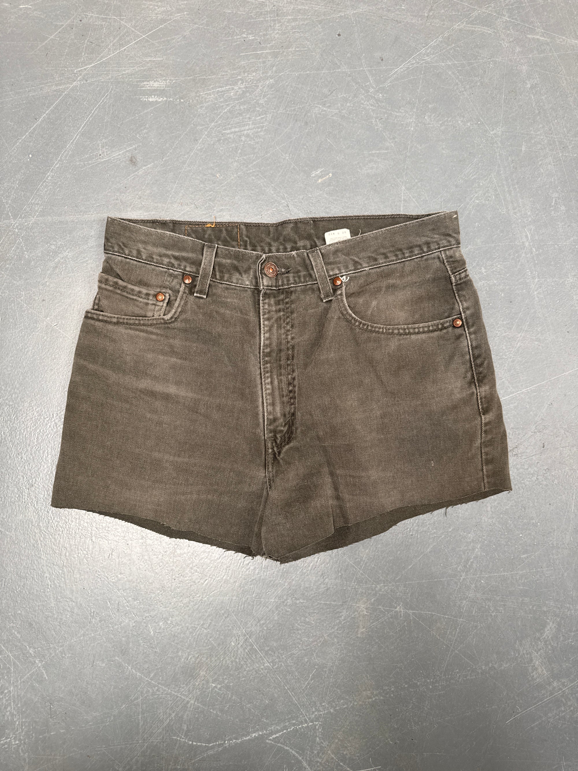 Vintage Levis Cut Off Denim Shorts - 90s Made - W 30 - SH965