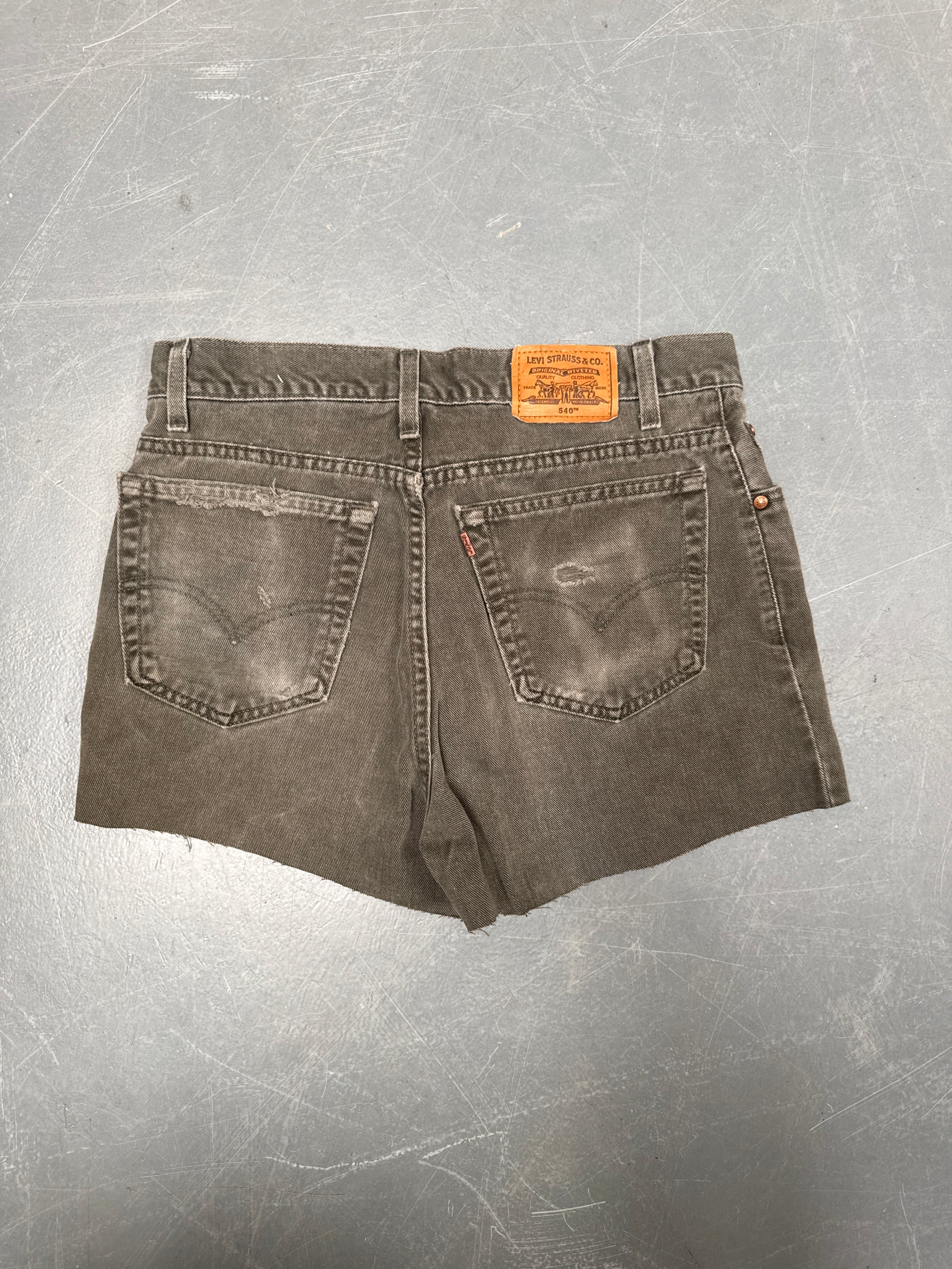 Vintage Levis Cut Off Denim Shorts - 90s Made - W 30 - SH965
