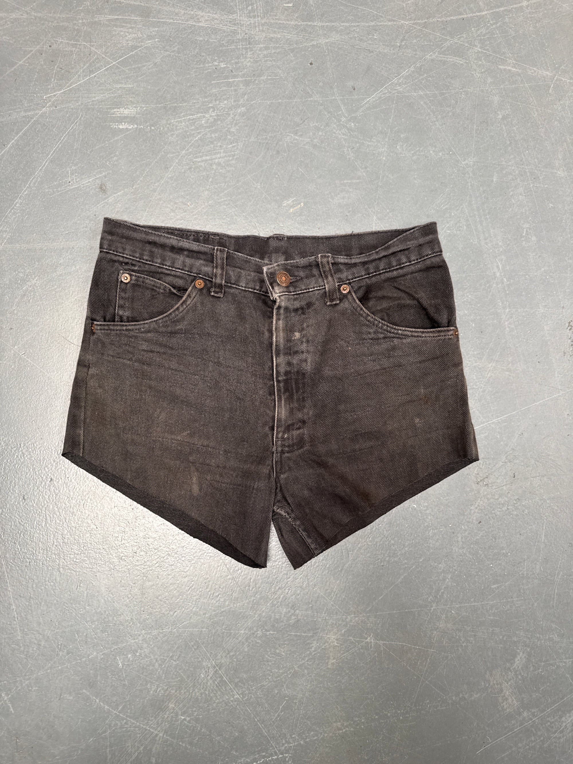 Vintage Levis Cut Off Denim Shorts - 90s Made - W 30 - SH969