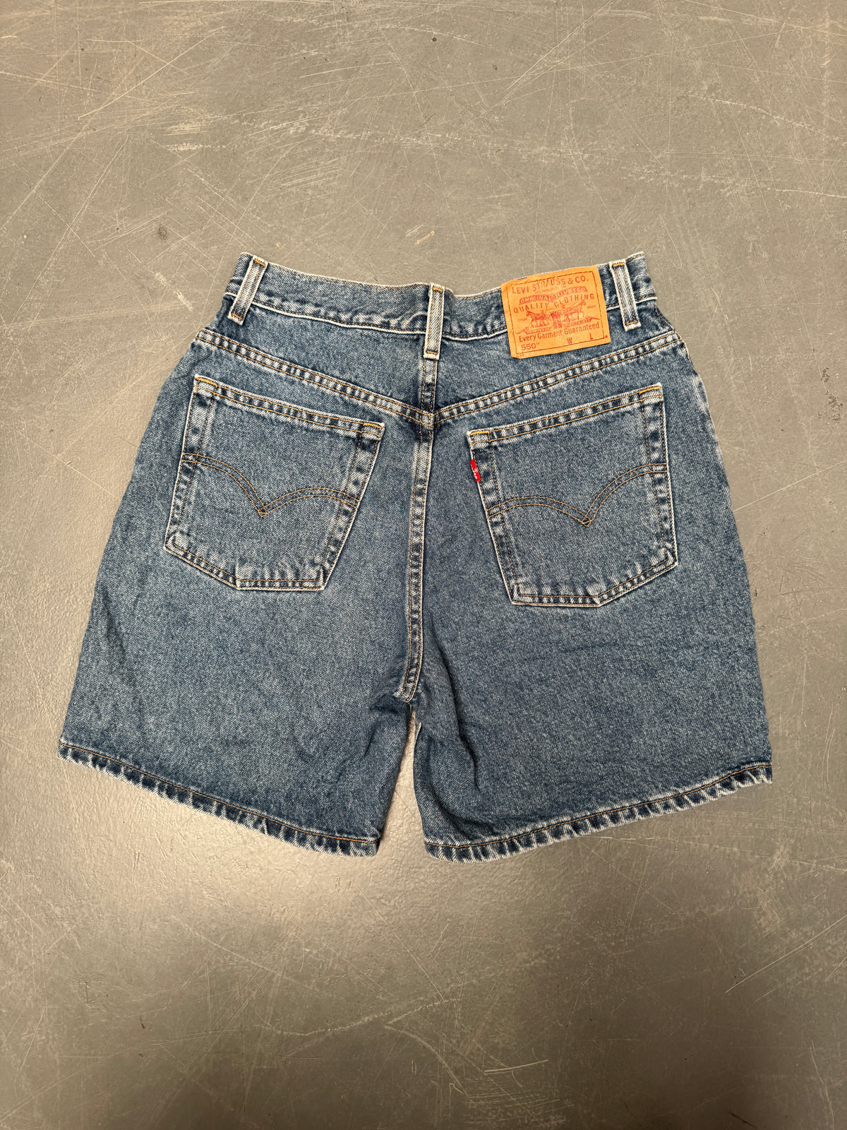 Vintage Levis Cut Off Denim Shorts - 90s Made - W 26 - SH978