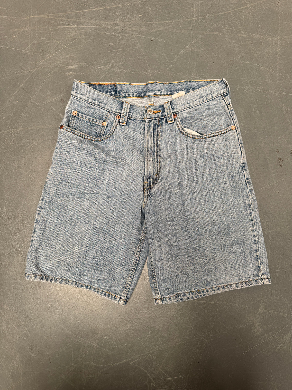 Vintage Levis Cut Off Denim Shorts - 90s Made - W 30 - SH980