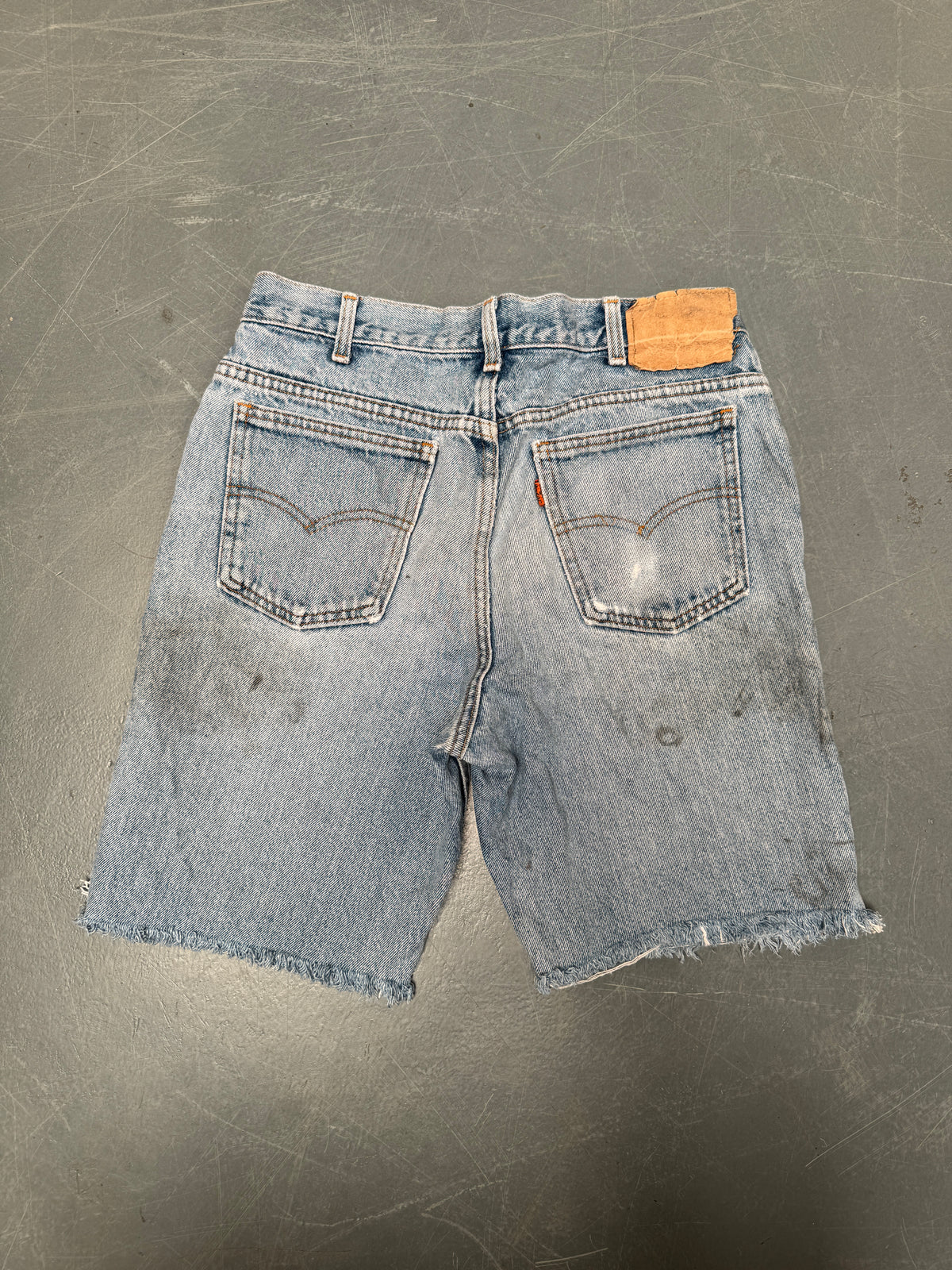 Vintage Levis Cut Off Denim Shorts - 90s Made - W 29 - SH981