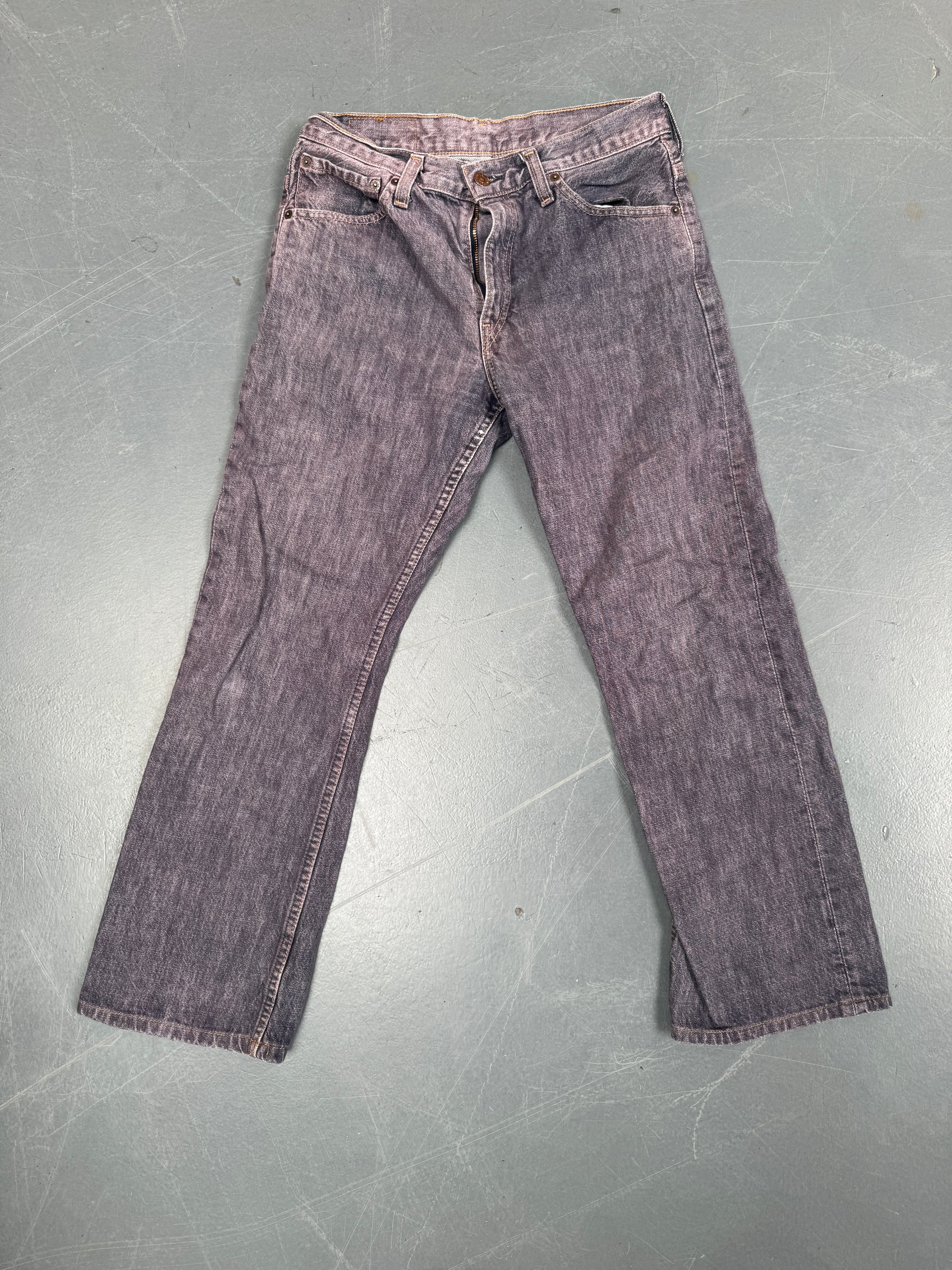 Mens Levis 501 Regular Fit Vintage Jean - W 28 L 27 - Slate Grey SL200