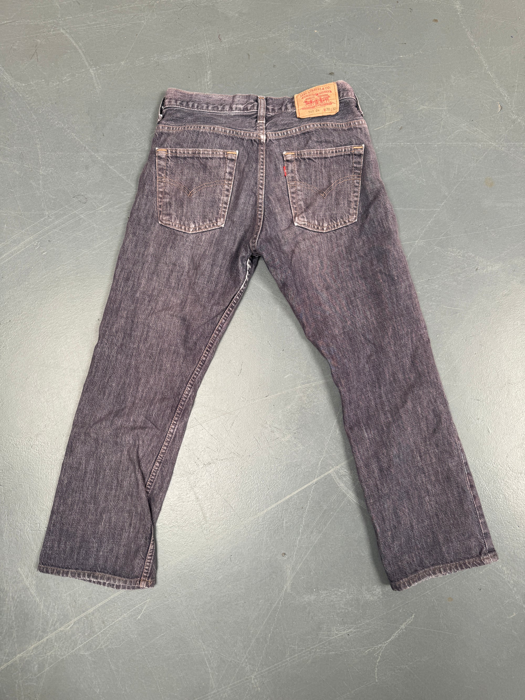 Mens Levis 501 Regular Fit Vintage Jean - W 28 L 27 - Slate Grey SL200