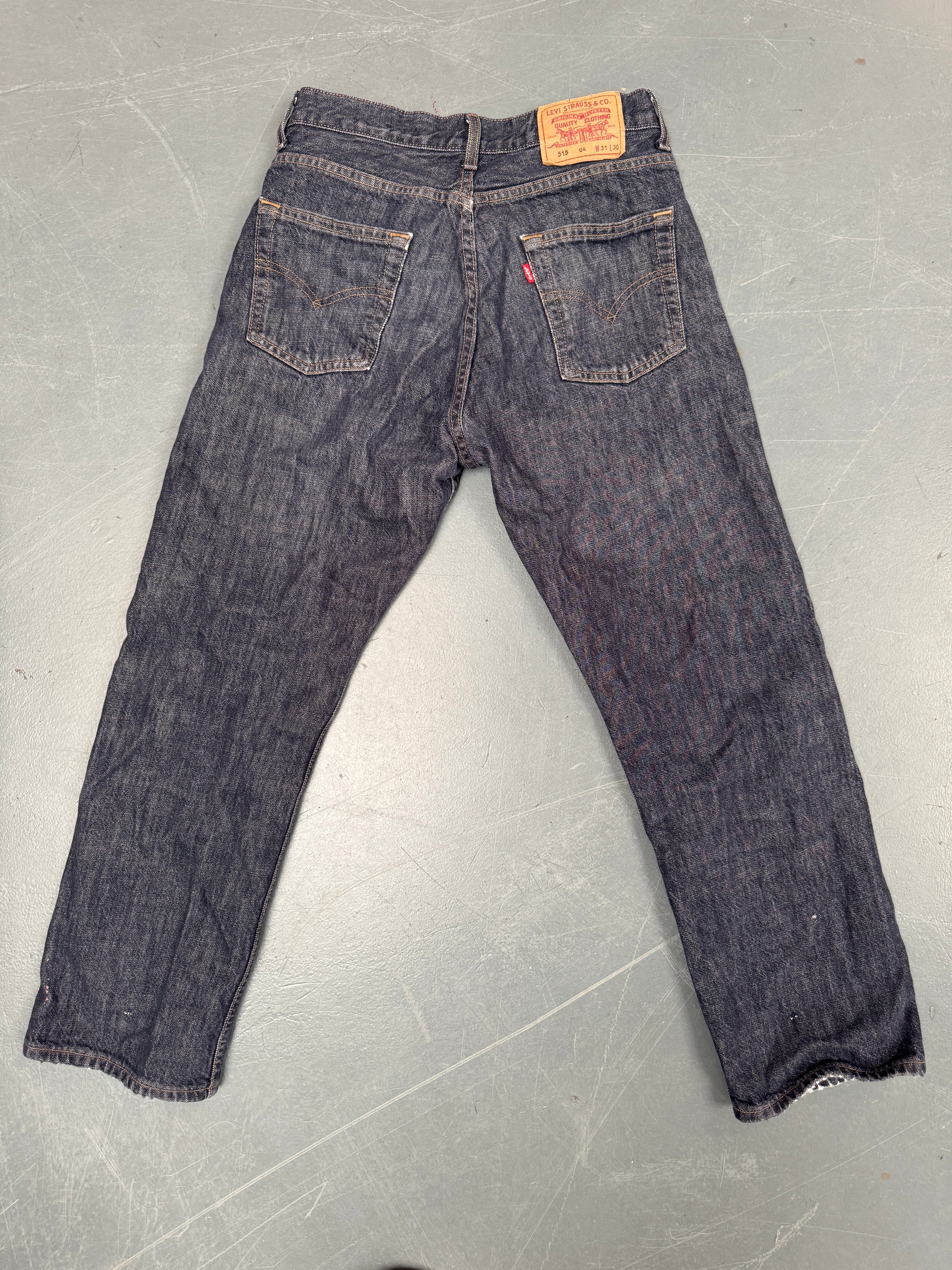 Mens Levis 501 Regular Fit Vintage Jean - W 28 L 28 - Slate Grey