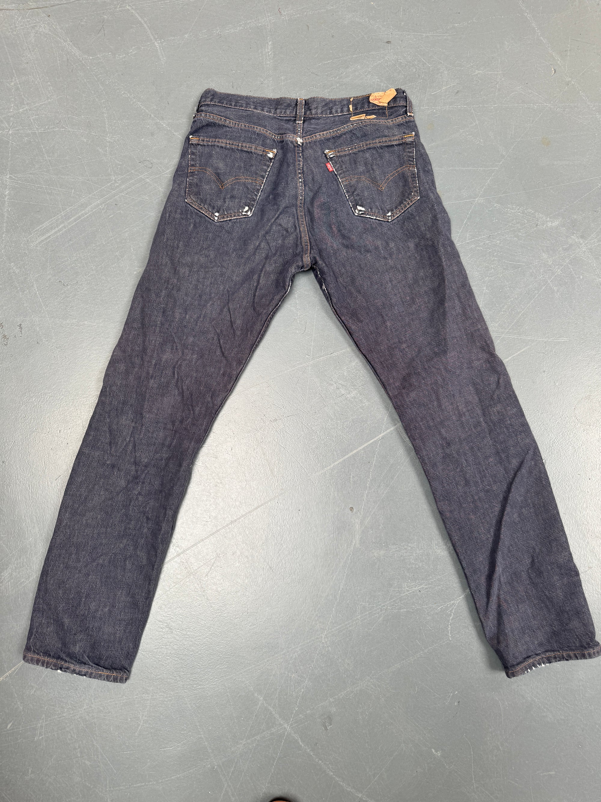 Mens Levis 501 Regular Fit Vintage Jean - W 32 L 33 - Slate Grey SL223