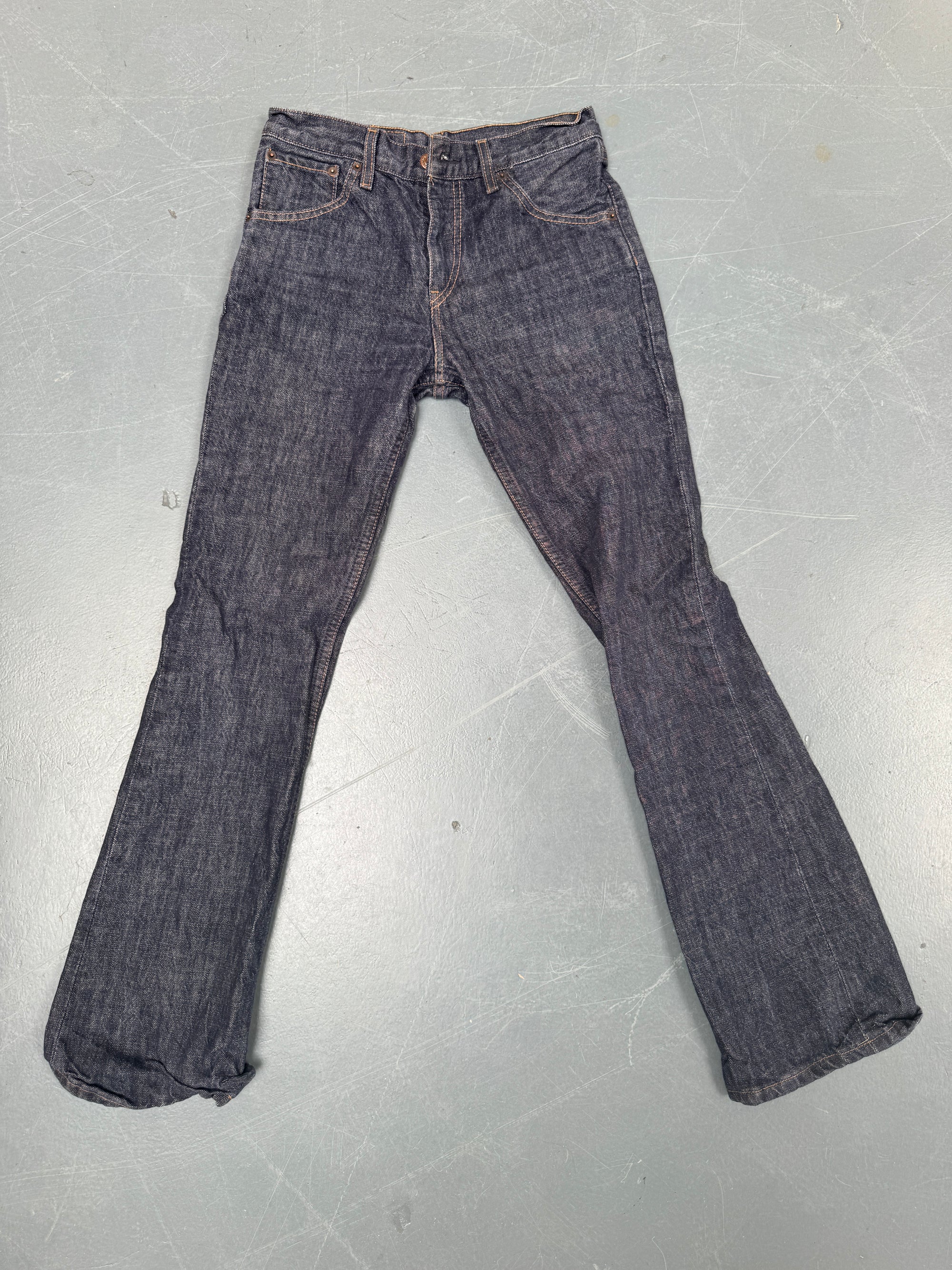 Mens Levis 501 Regular Fit Vintage Jean - W 26 L 31 - Slate Grey SL246