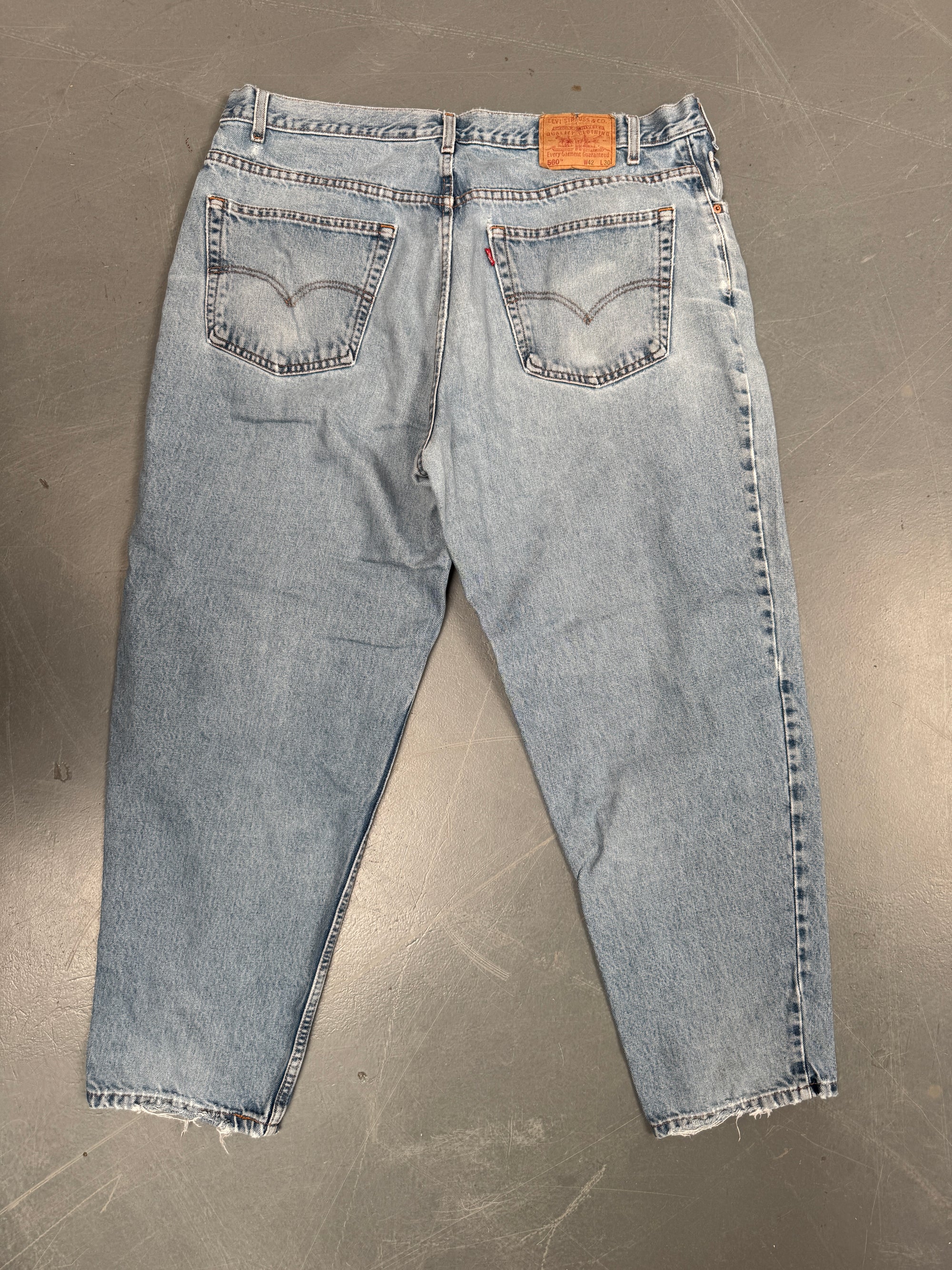 Mens Levis 550 Relaxed Fit Vintage Jean - W 40 L 29