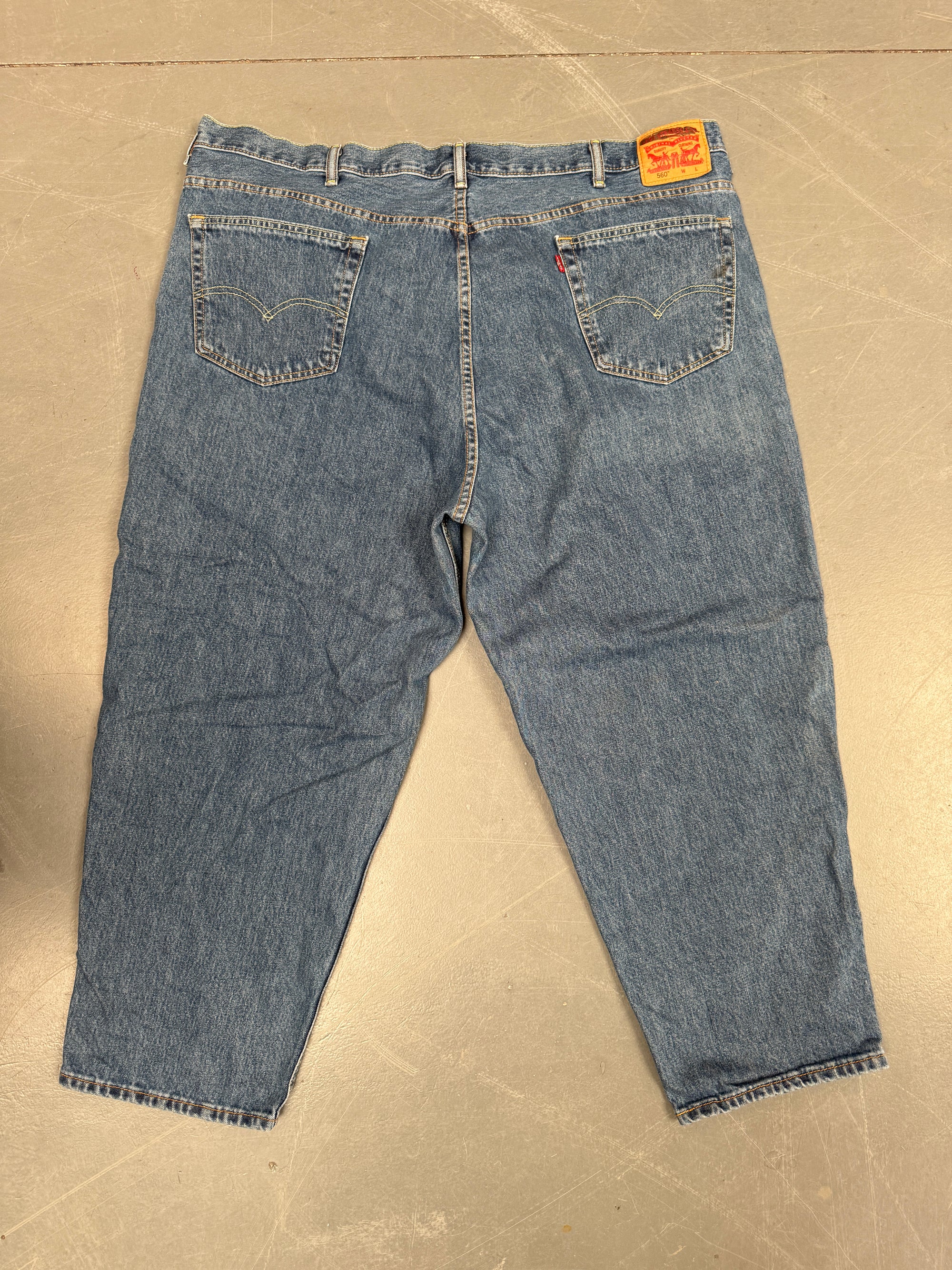 Mens Levis 550 Relaxed Fit Vintage Jean - W 48 L 28