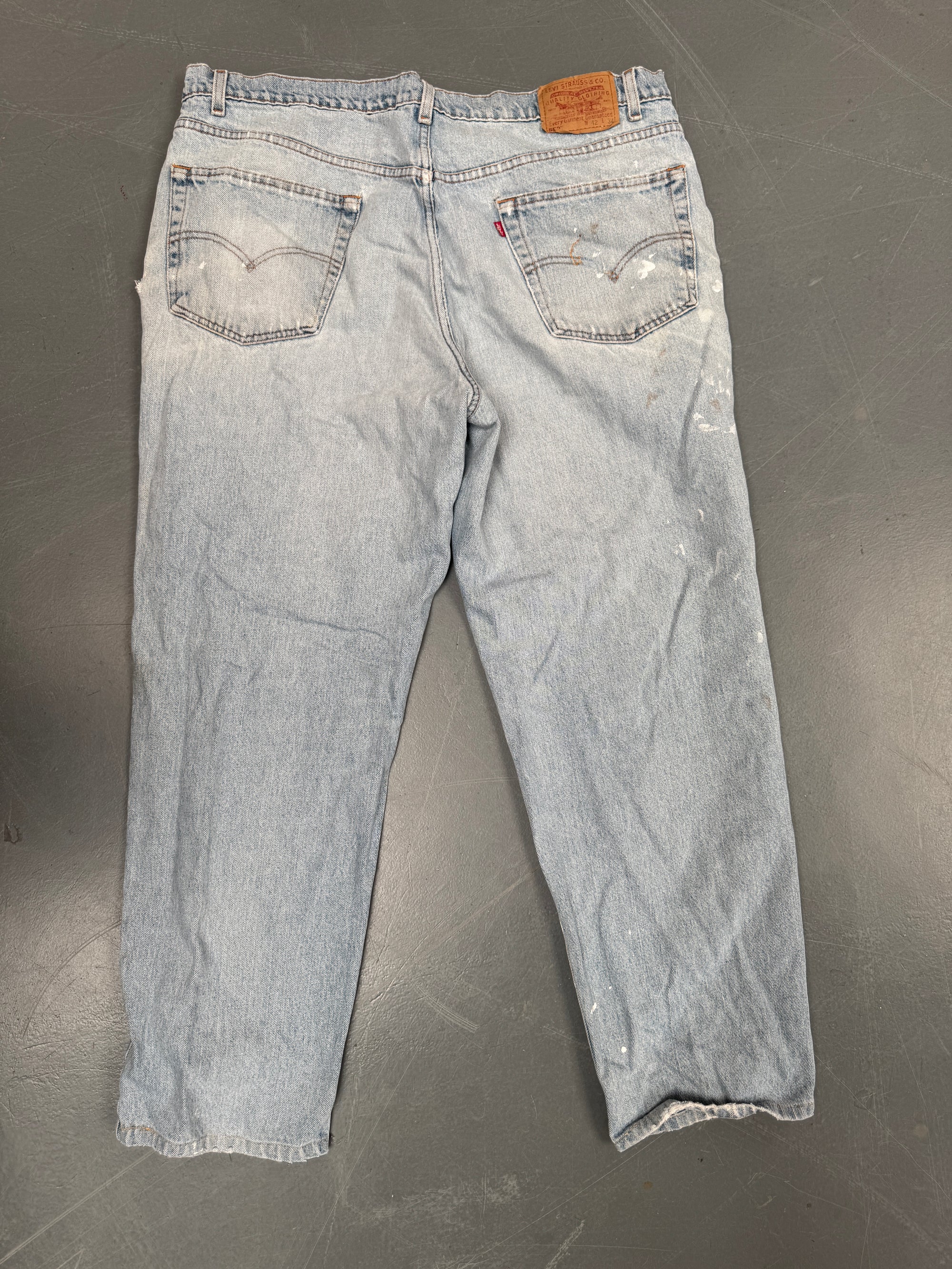 Mens Levis 550 Relaxed Fit Vintage Jean - W 40 L 30