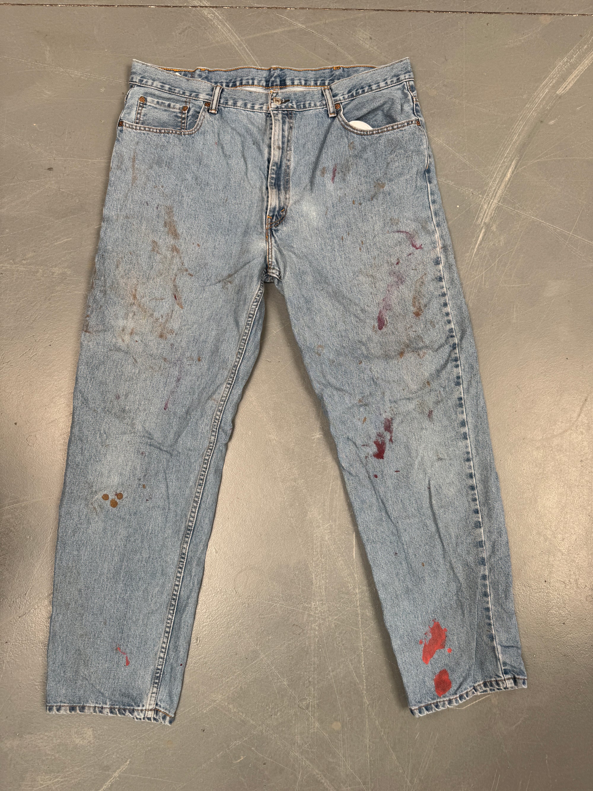 Mens Levis 550 Relaxed Fit Vintage Jean - W 40 L 32