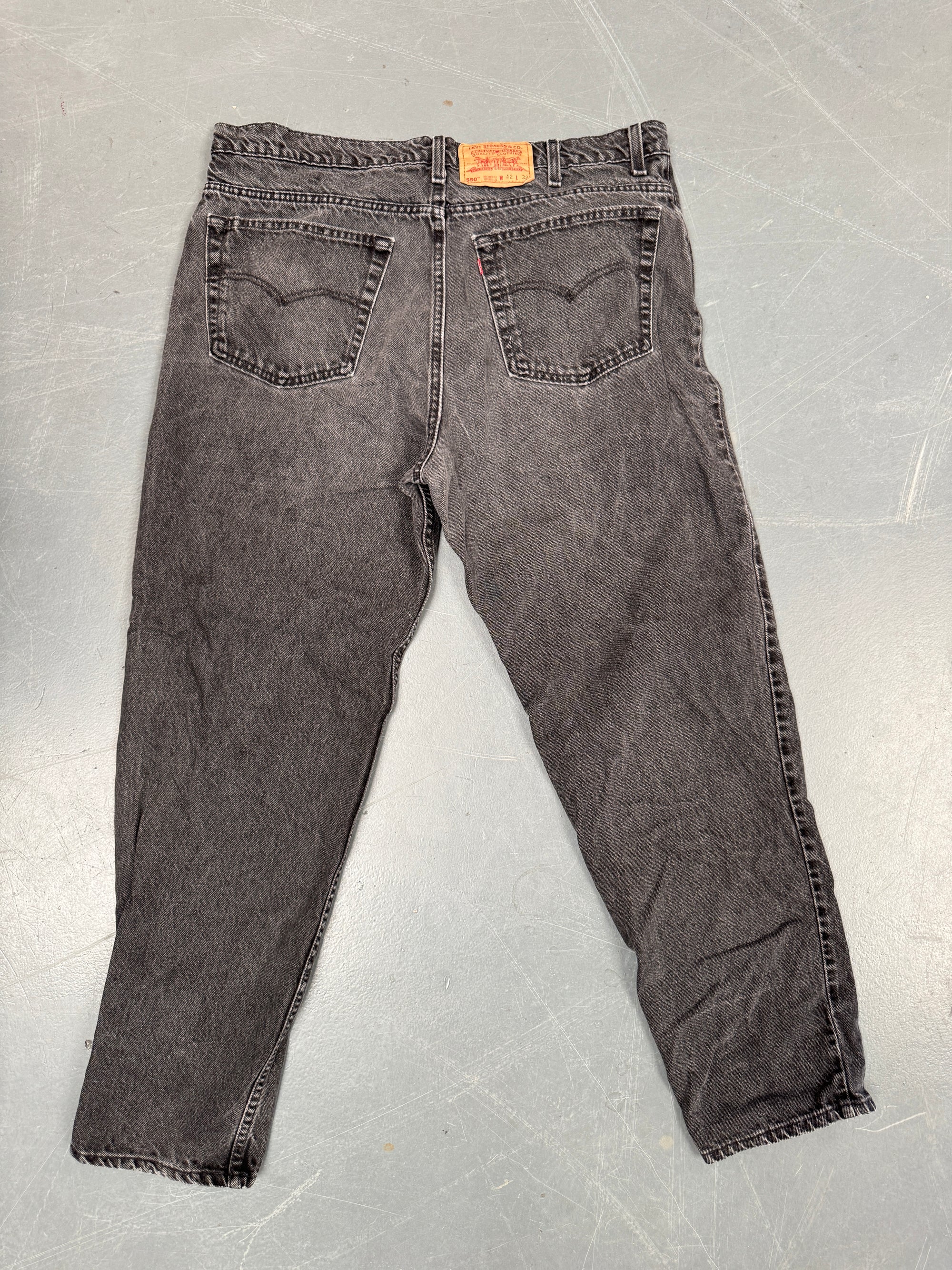 Mens Levis 550 Relaxed Fit Vintage Jean - W 38 L 30