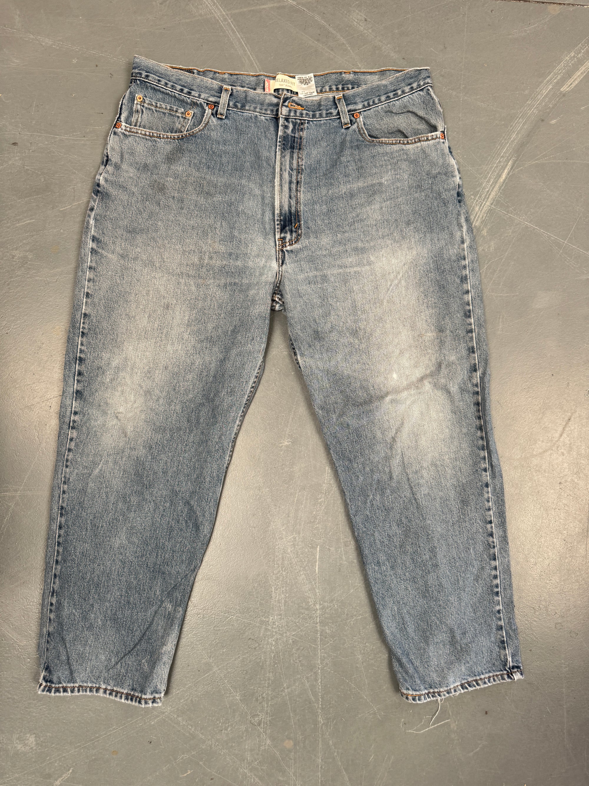 Mens Levis 550 Relaxed Fit Vintage Jean - W 38 L 28