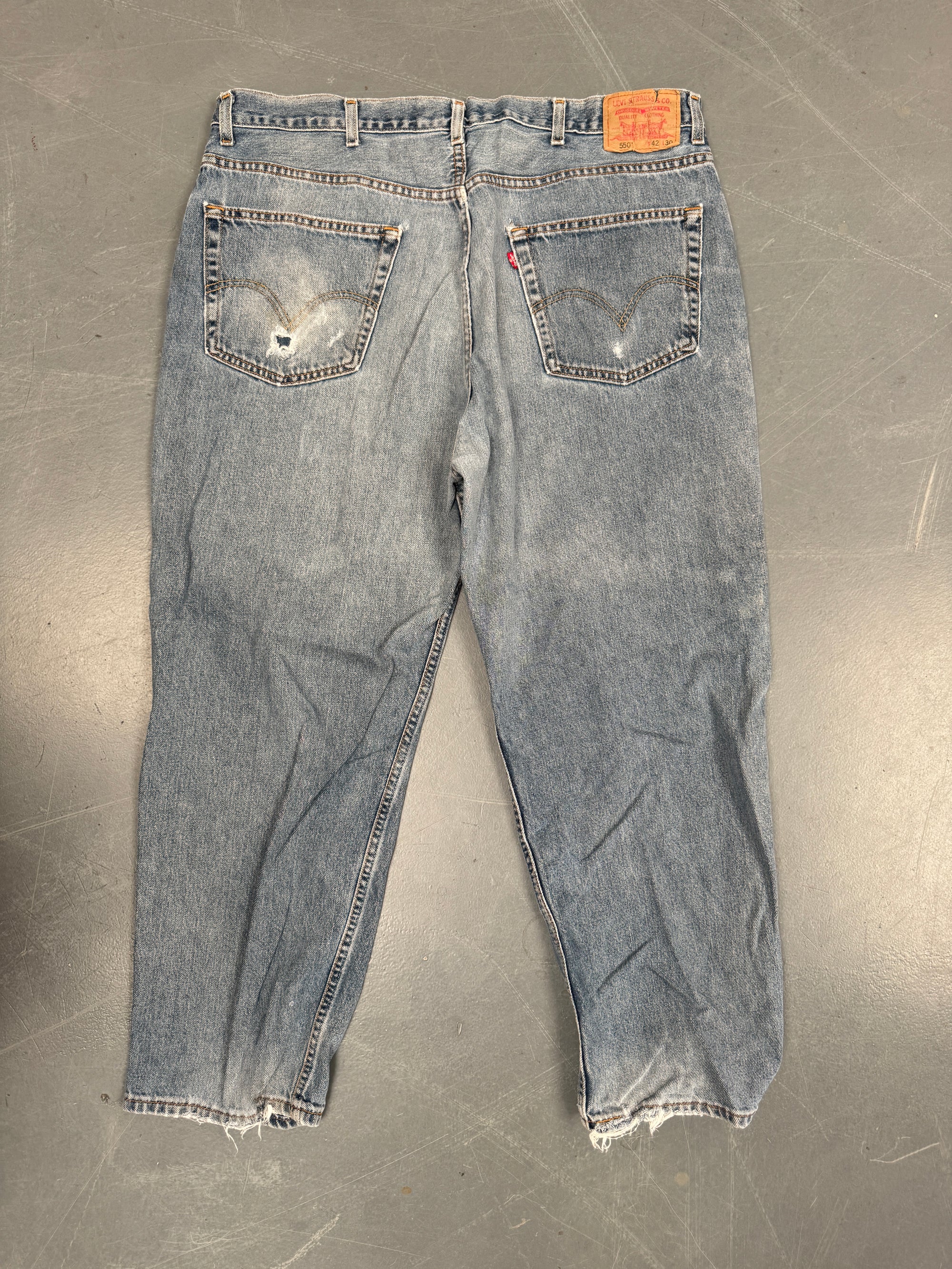 Mens Levis 550 Relaxed Fit Vintage Jean - W 38 L 28