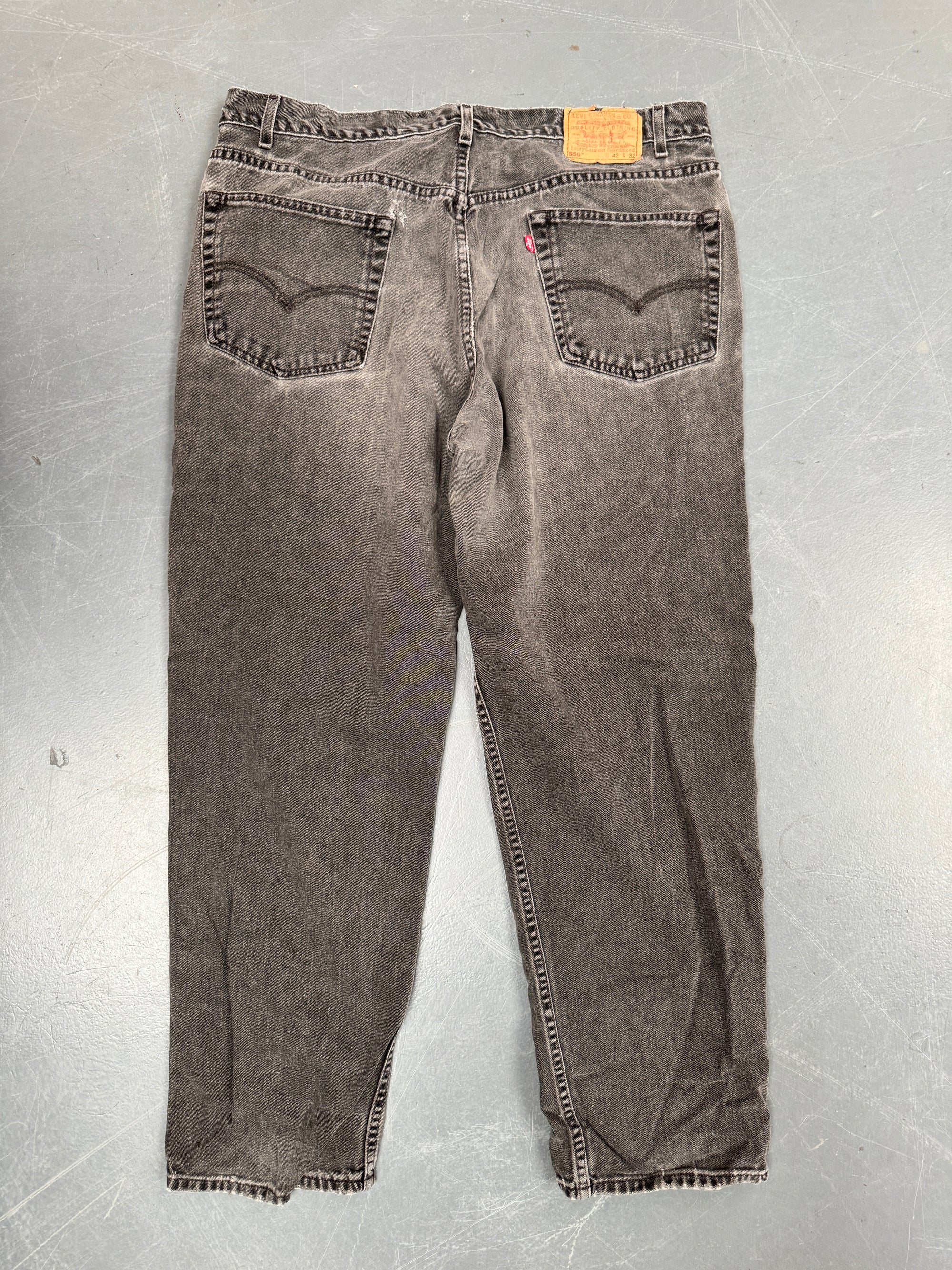 Mens Levis 550 Relaxed Fit Vintage Jean - W 38 L 30