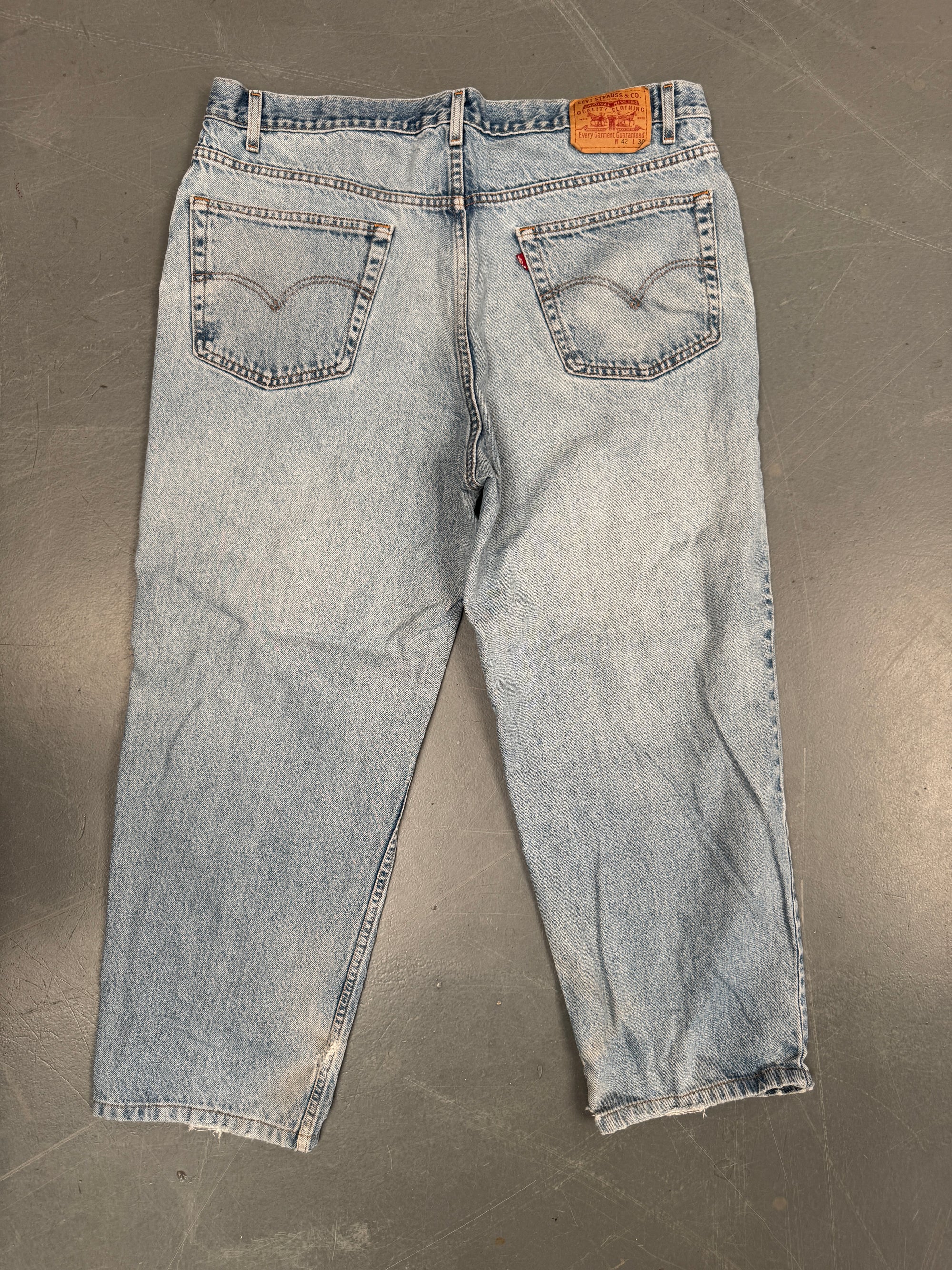 Mens Levis 550 Relaxed Fit Vintage Jean - W 38 L 27