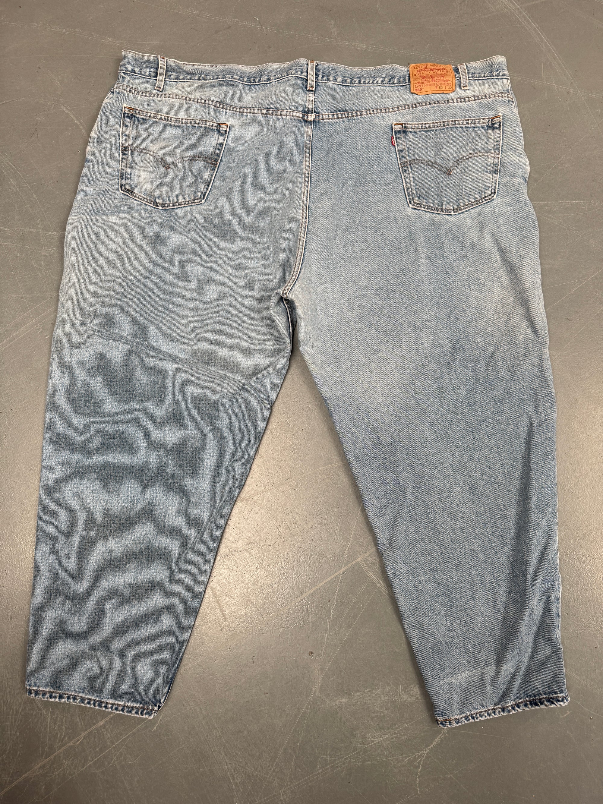 Mens Levis 560 Comfort Fit Vintage Jean - W 56 L 30