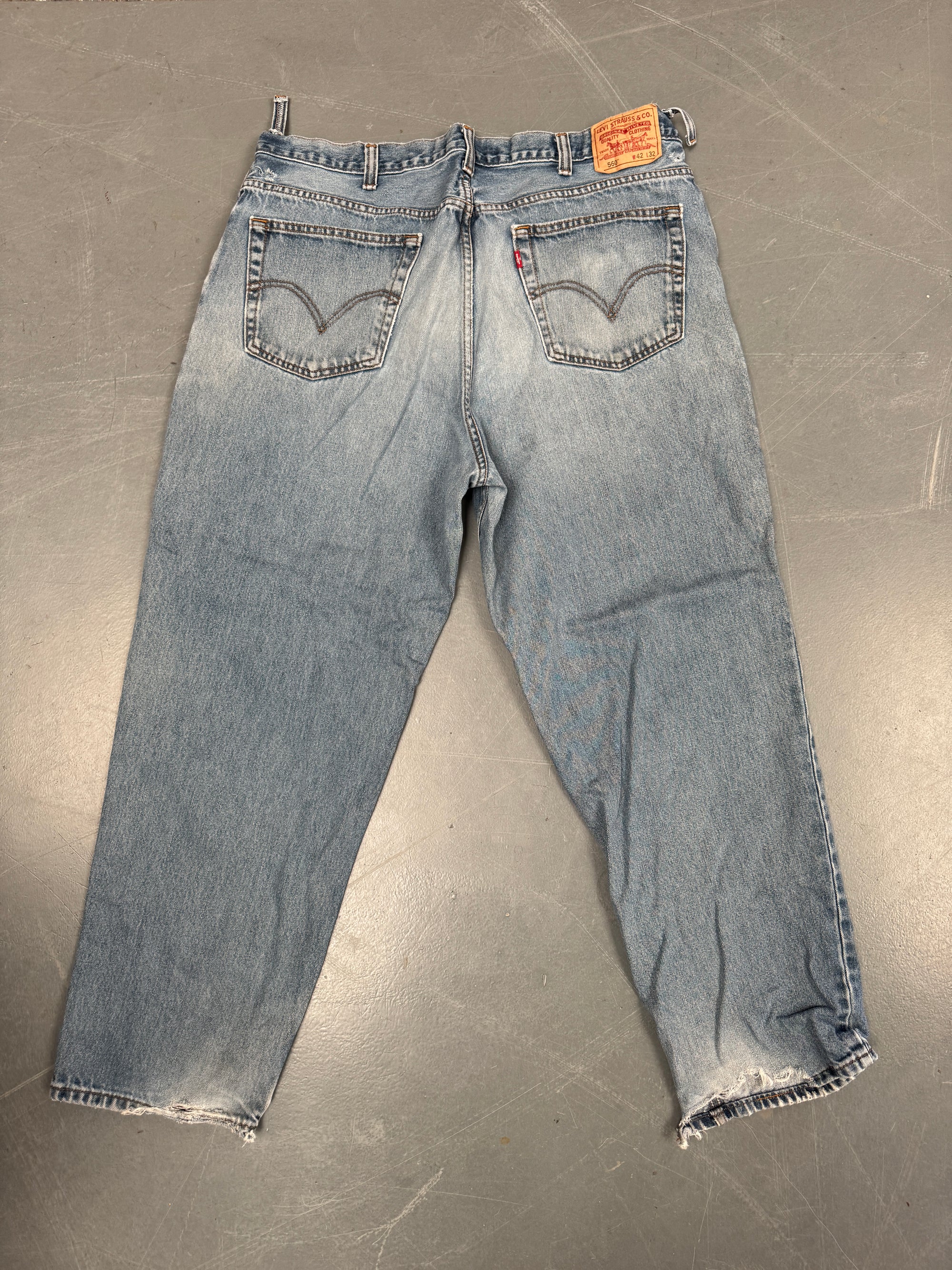 Mens Levis 560 Comfort Fit Vintage Jean - W 40 L 30