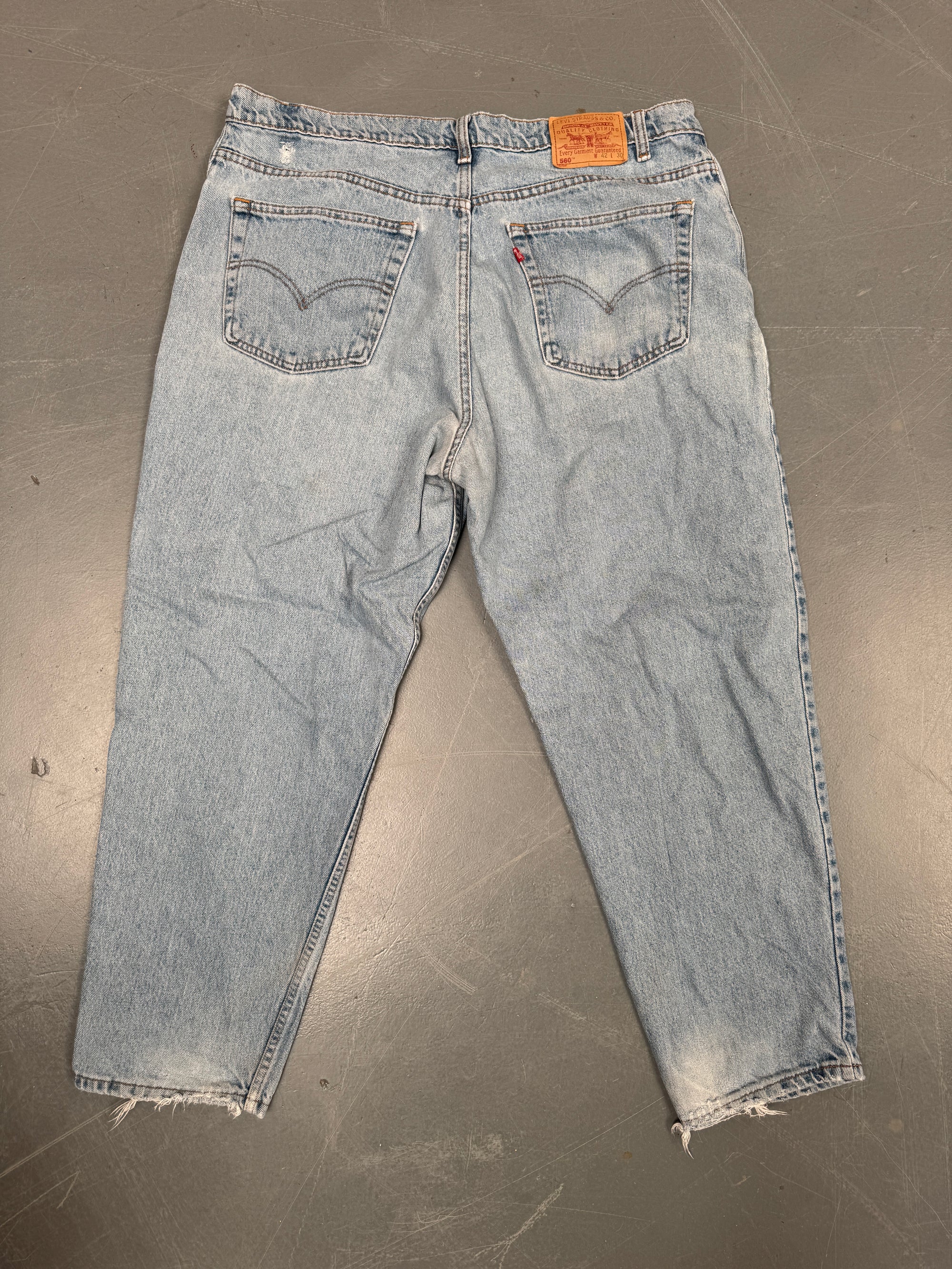 Mens Levis 560 Comfort Fit Vintage Jean - W 38 L 29