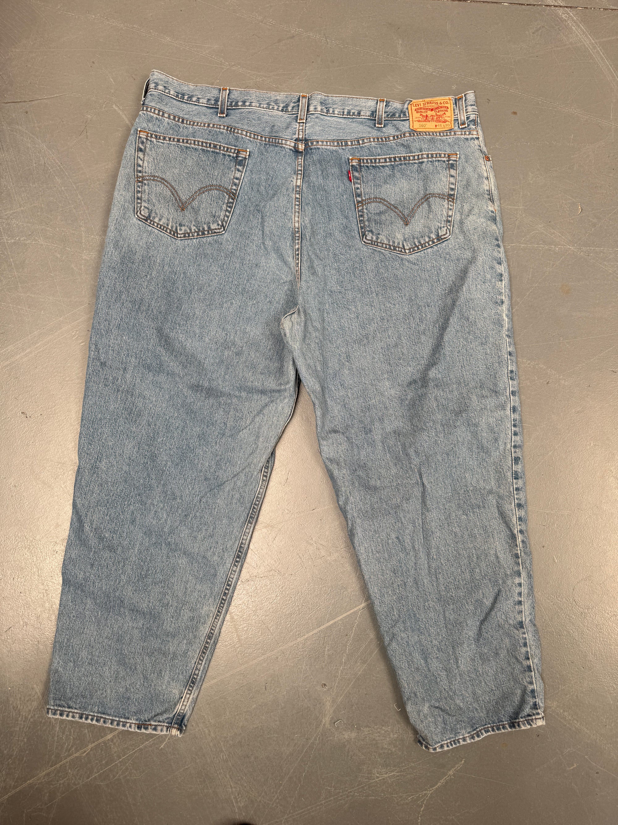 Mens Levis 560 Comfort Fit Vintage Jean - W 46 L 30