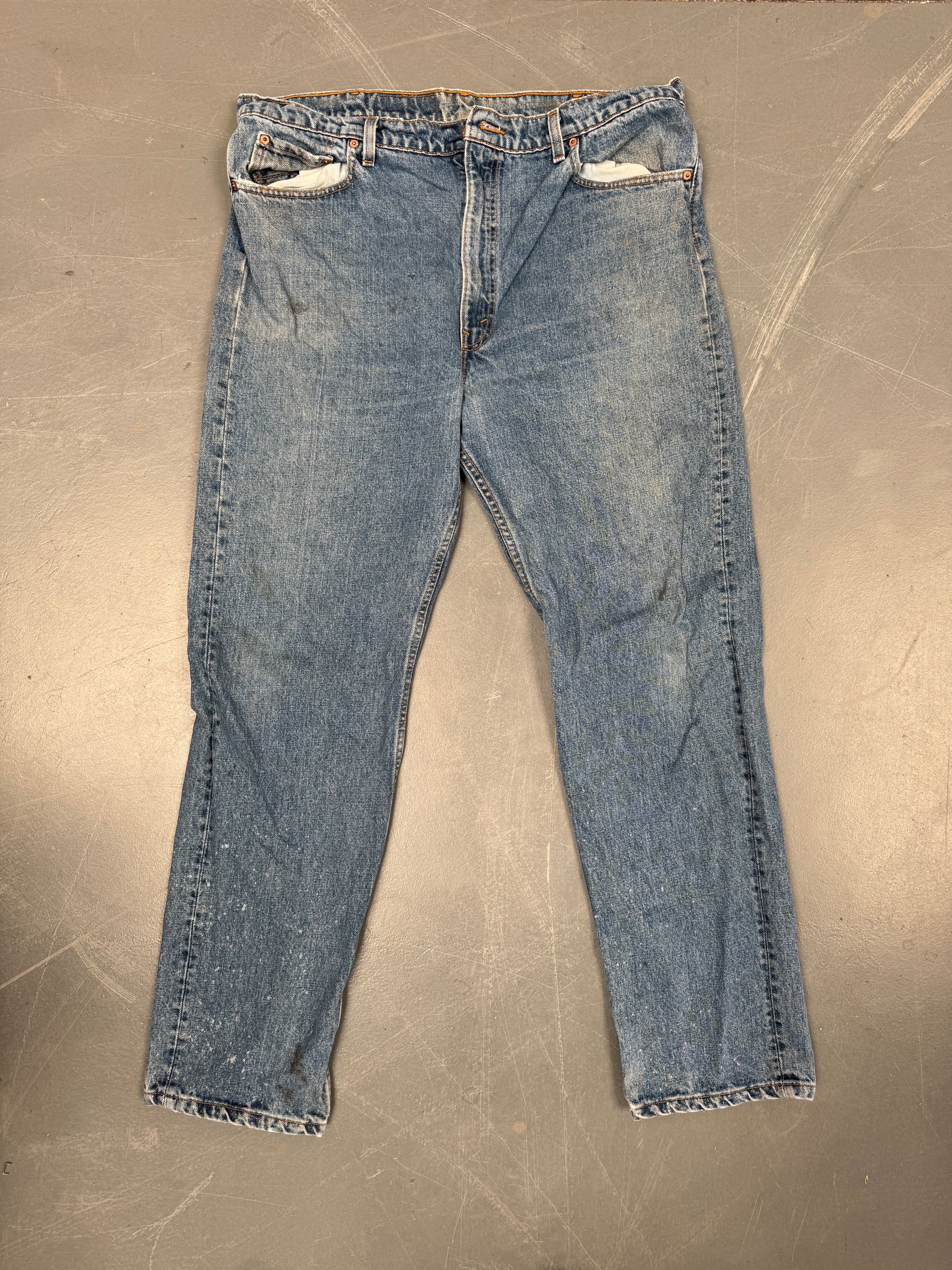 Mens Levis 505 Regular Fit Vintage Jean - W 38 L 33
