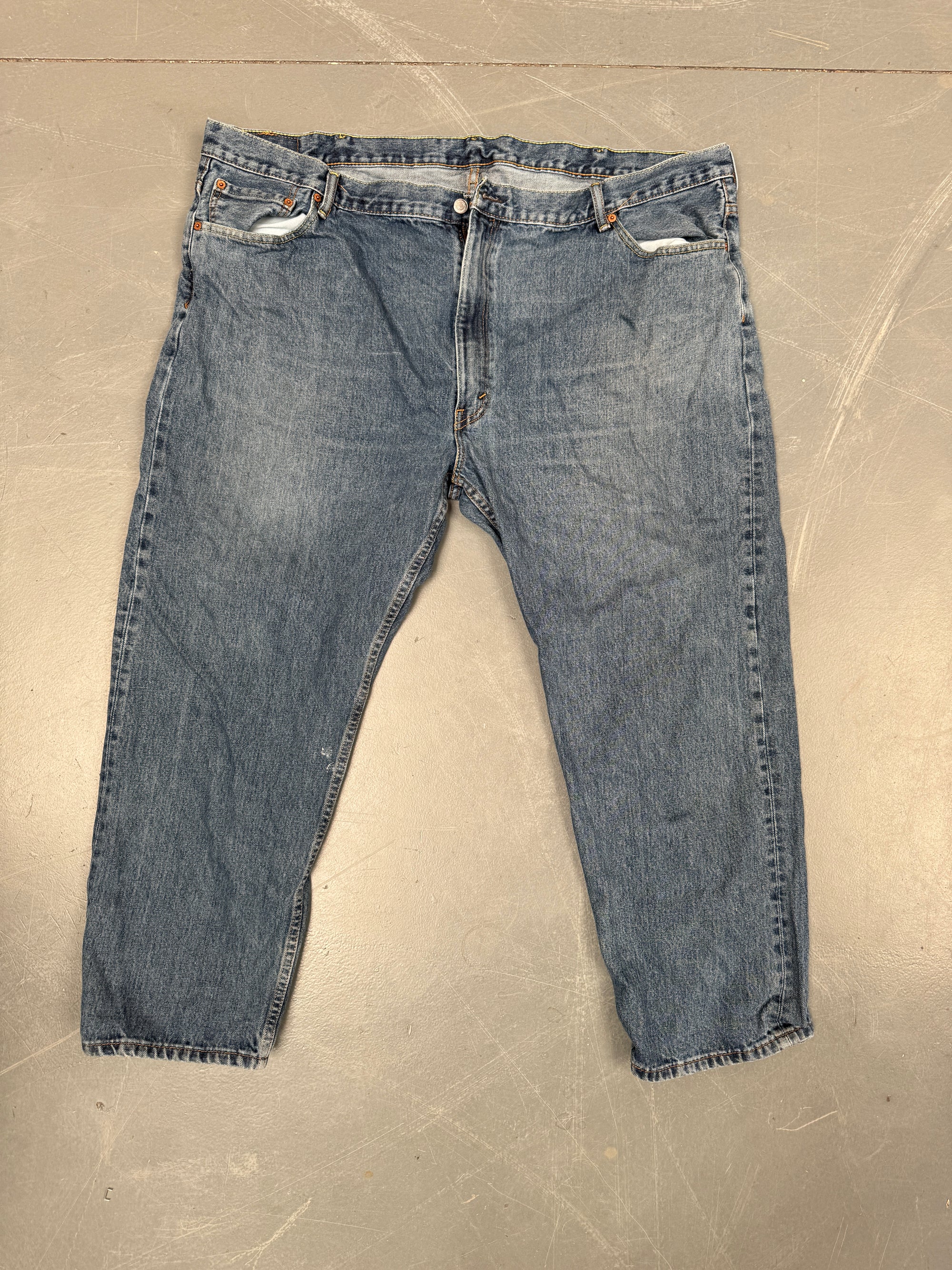 Mens Levis 505 Regular Fit Vintage Jean - W 48 L 29